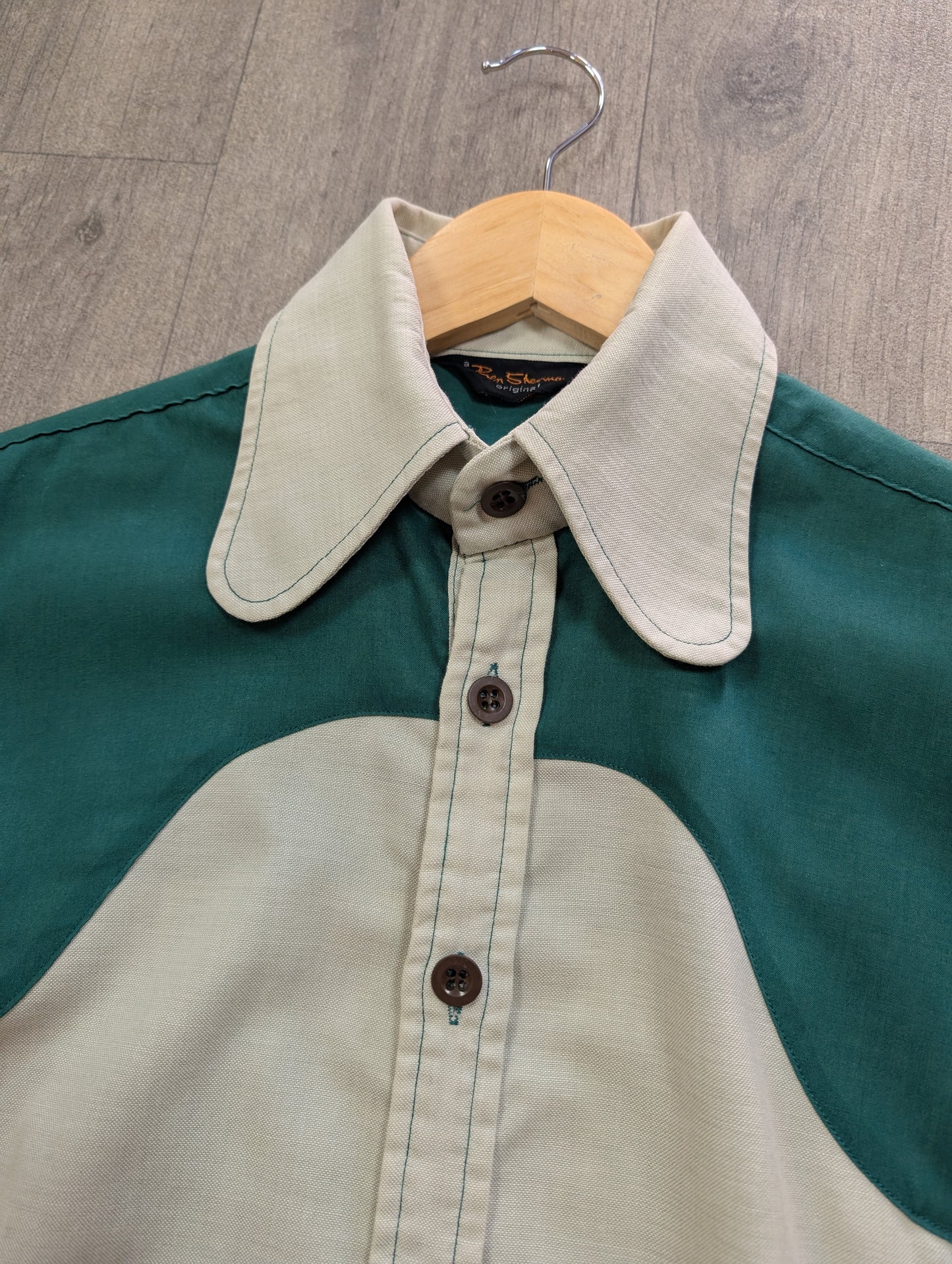 1970s Ben Sherman beagle collar shirt