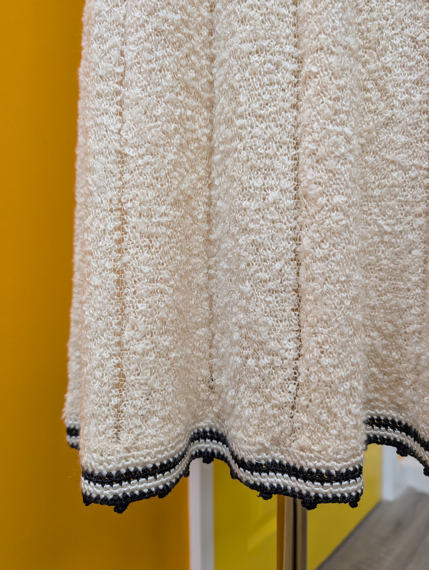 1970s Mary Ruane knitted top and skirt