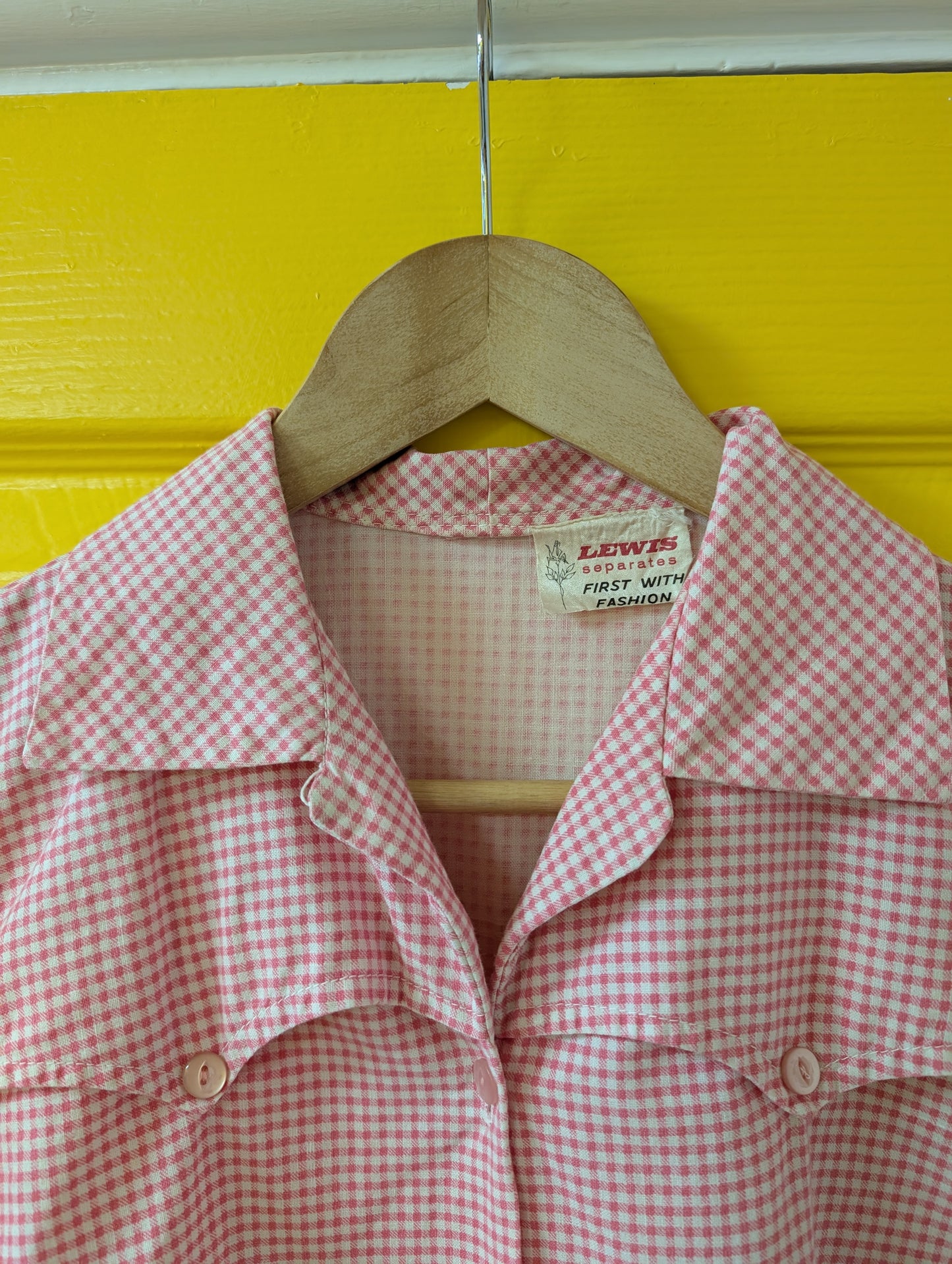 1950s Lewis Separates cotton western shirt - S/M/10/12