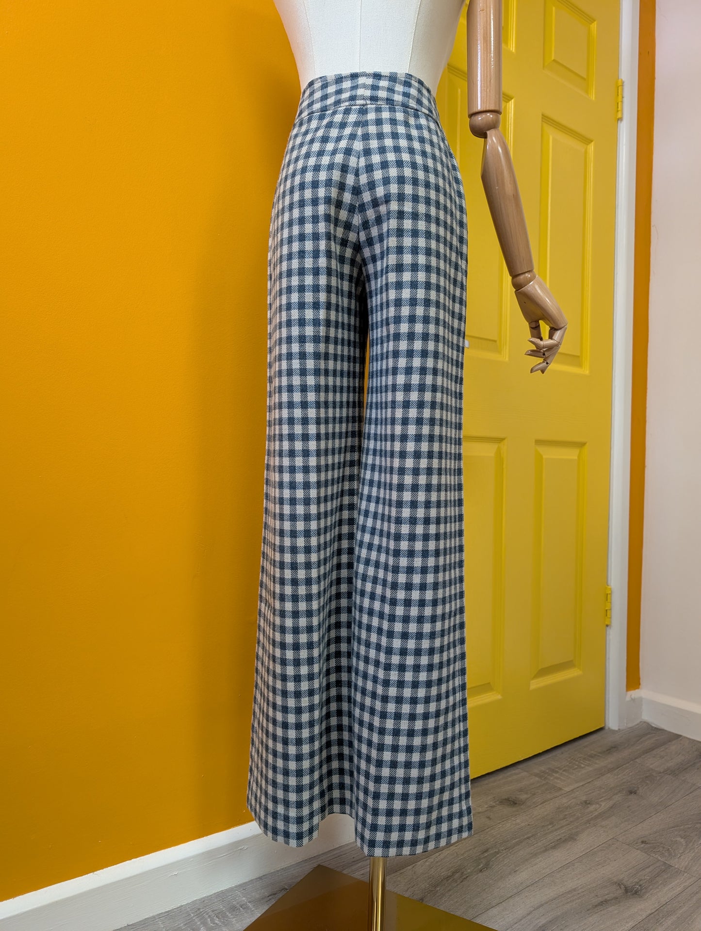 1970s wool blend flares - 24" waist