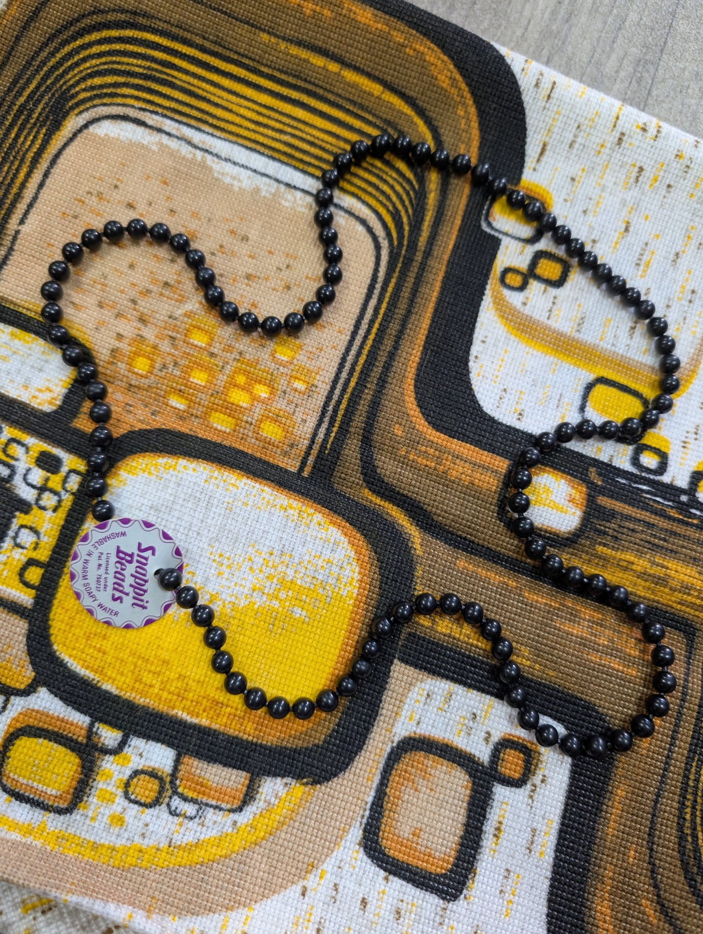 50s/60s Snappit Beads black