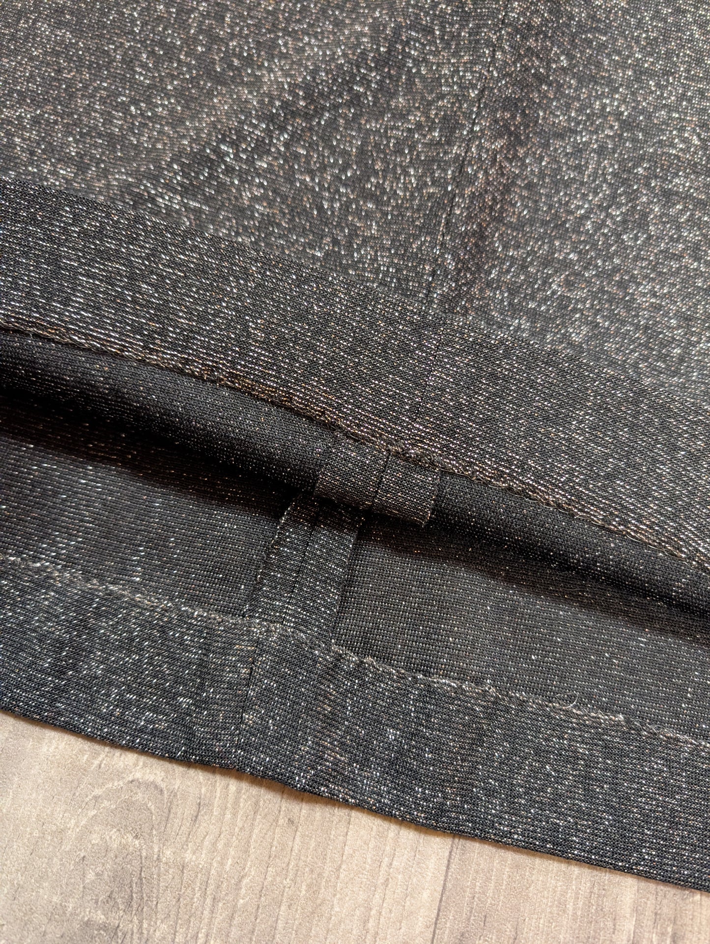 1970s Lady Extra by Kitty Copeland silver lurex maxi dress - L/16