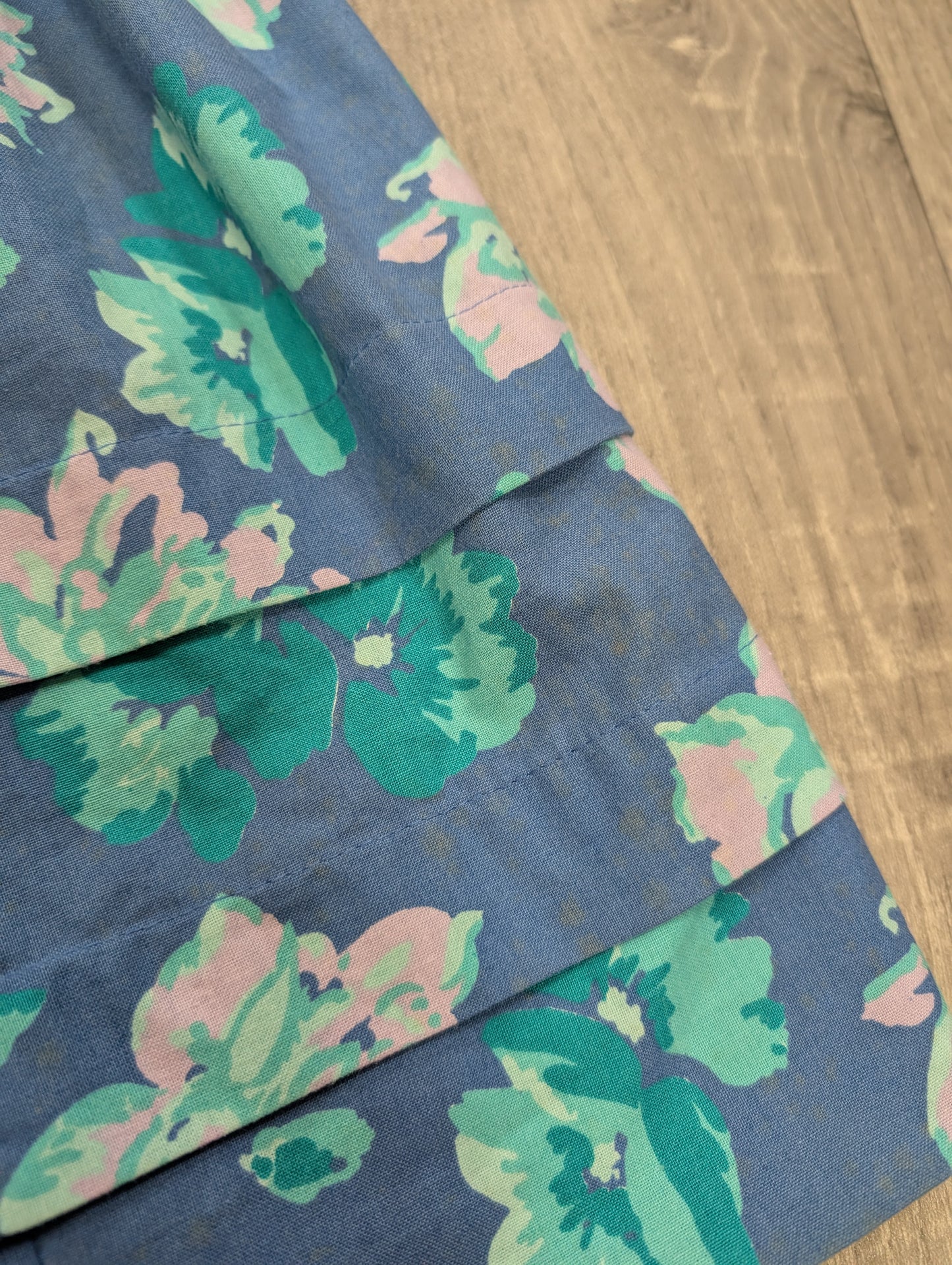 1980s Laura Ashley floral cotton dress - S/8