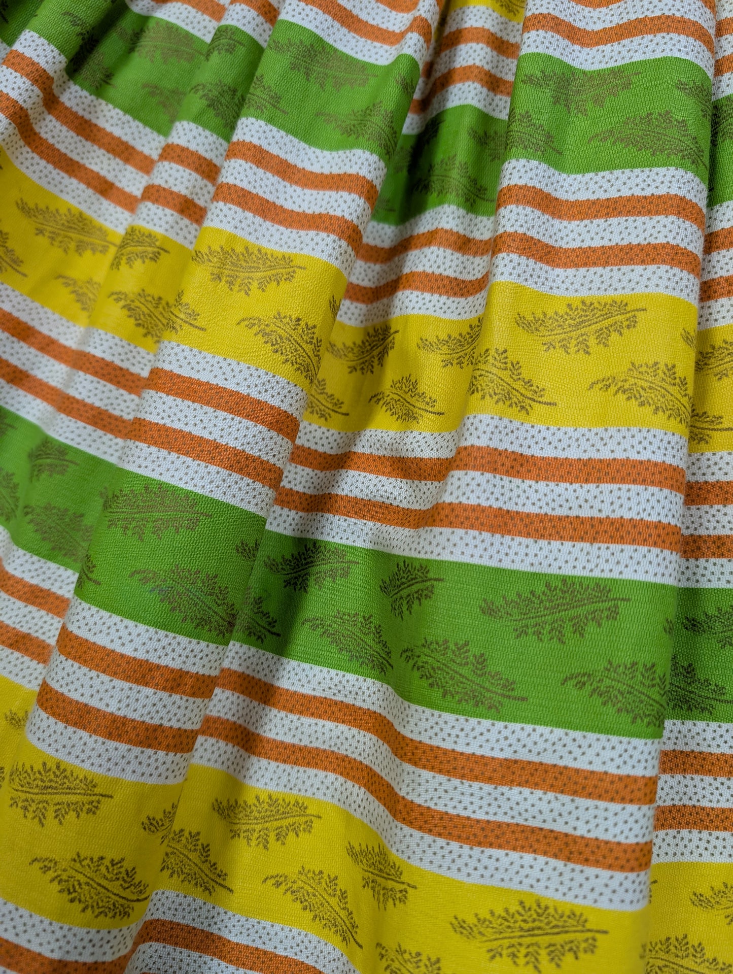 1950s Sportaville boussac cotton skirt - 26" waist