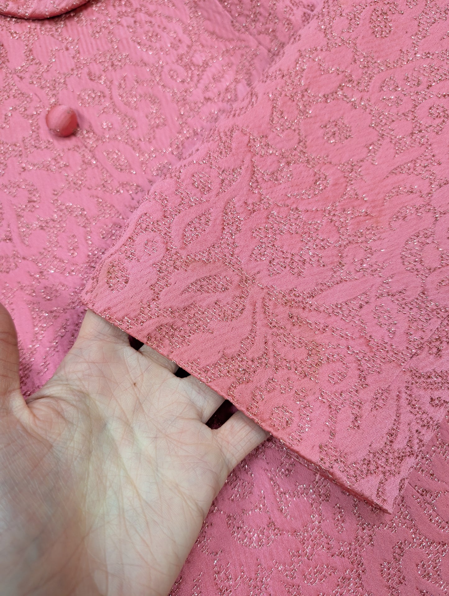 1960s Peter Barron pink dress - M/12/14