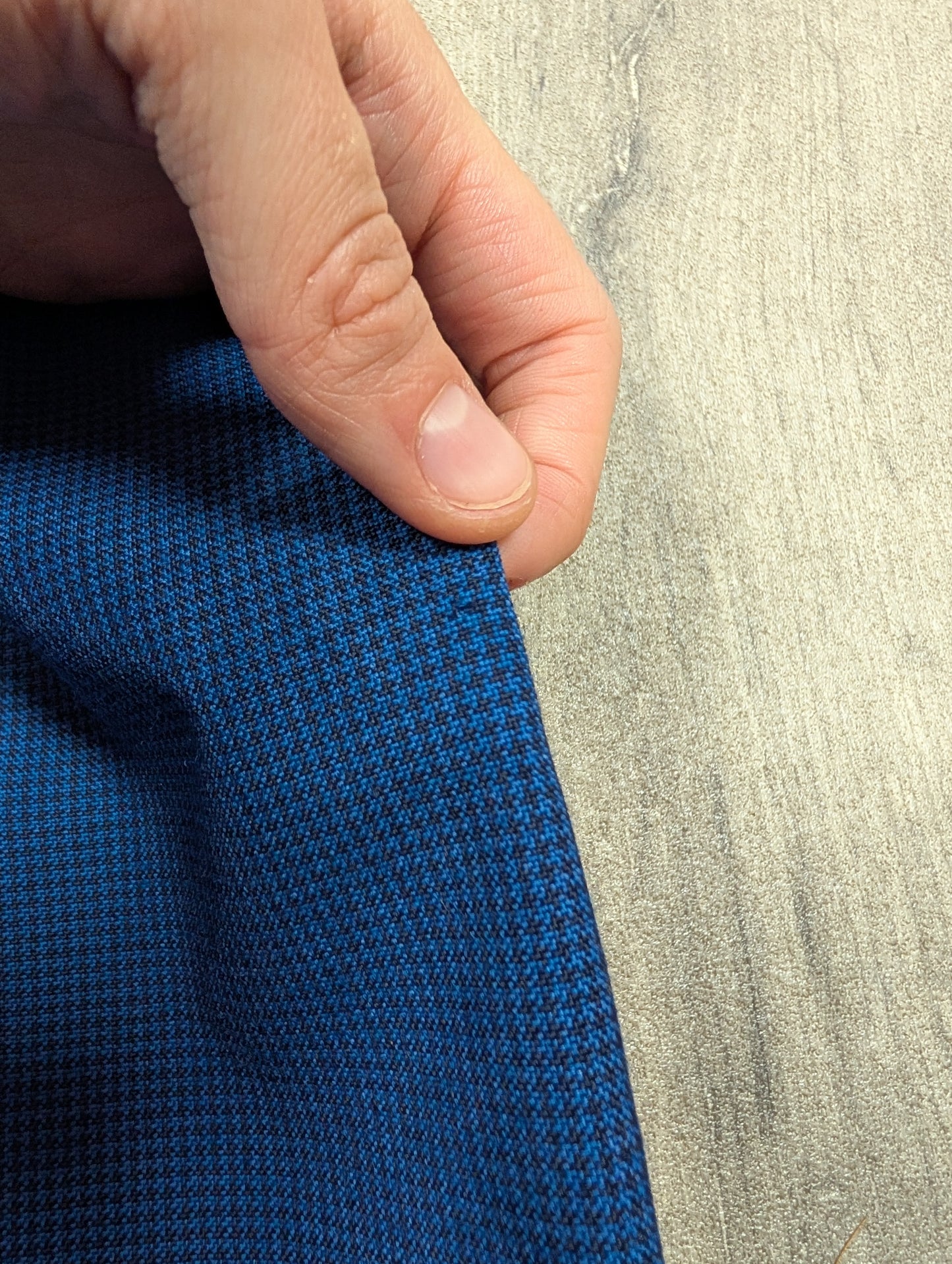 1960s blue check three piece suit - S/8