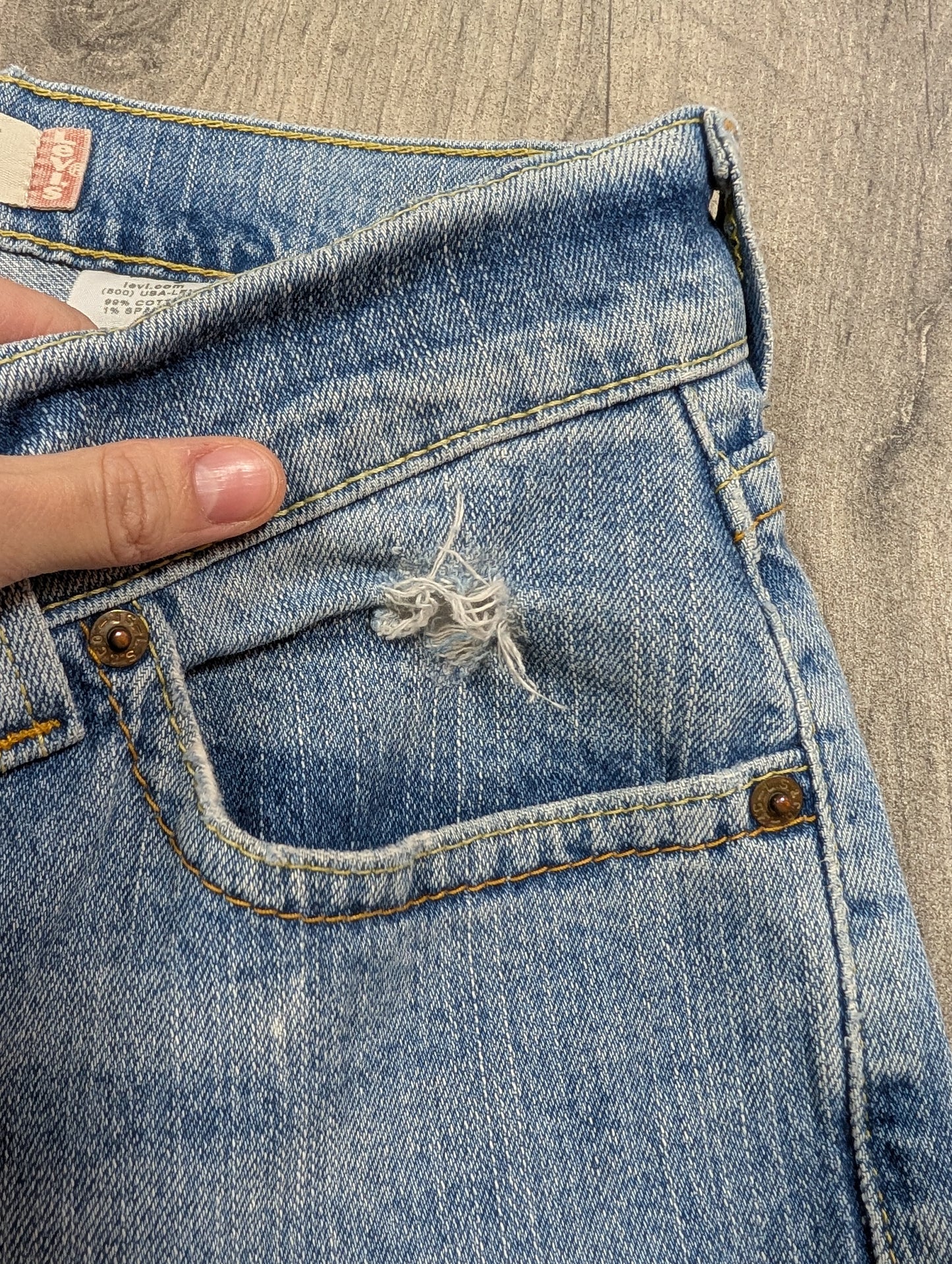 Levi's slouch flare jeans low rise - 31"W 31"L