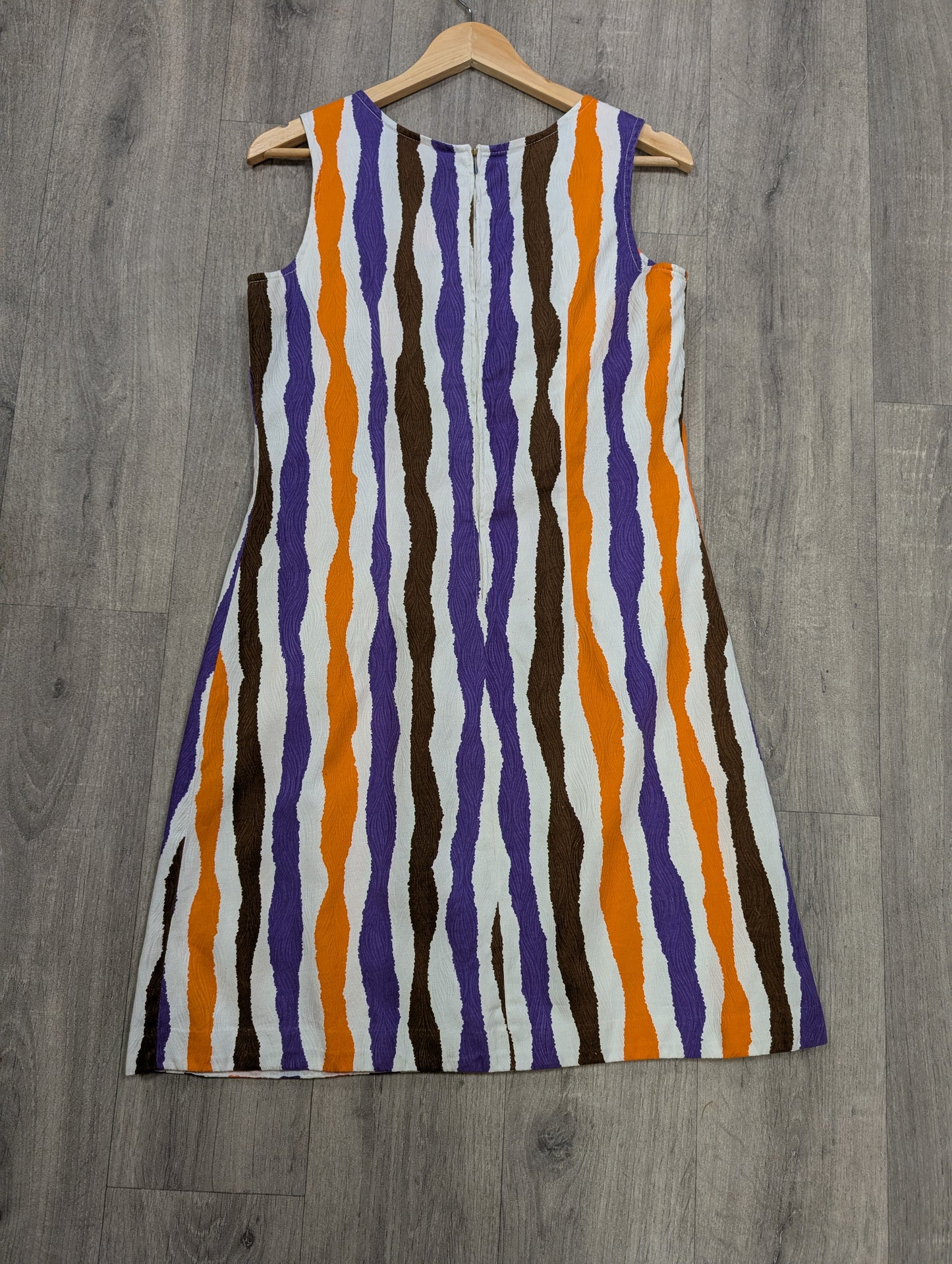 60s/70s Vilona cotton dress - S/10