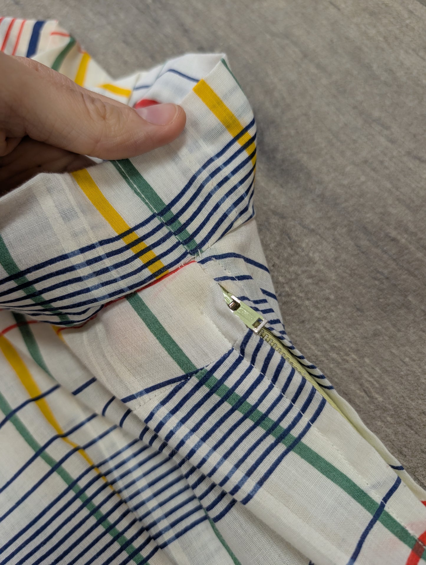 1960s check dress - XS/S/6/8