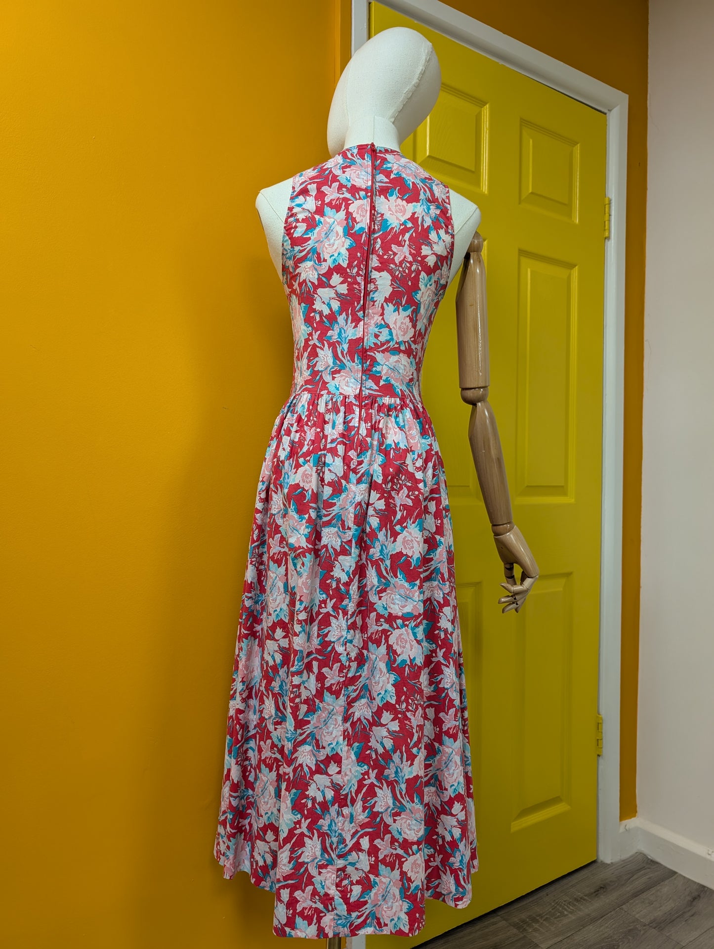 1980s Laura Ashley floral cotton dress - XS/6