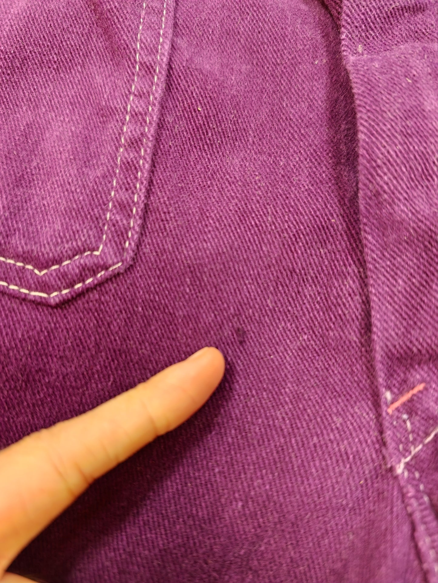 1970s Keynote purple flares - 26" waist