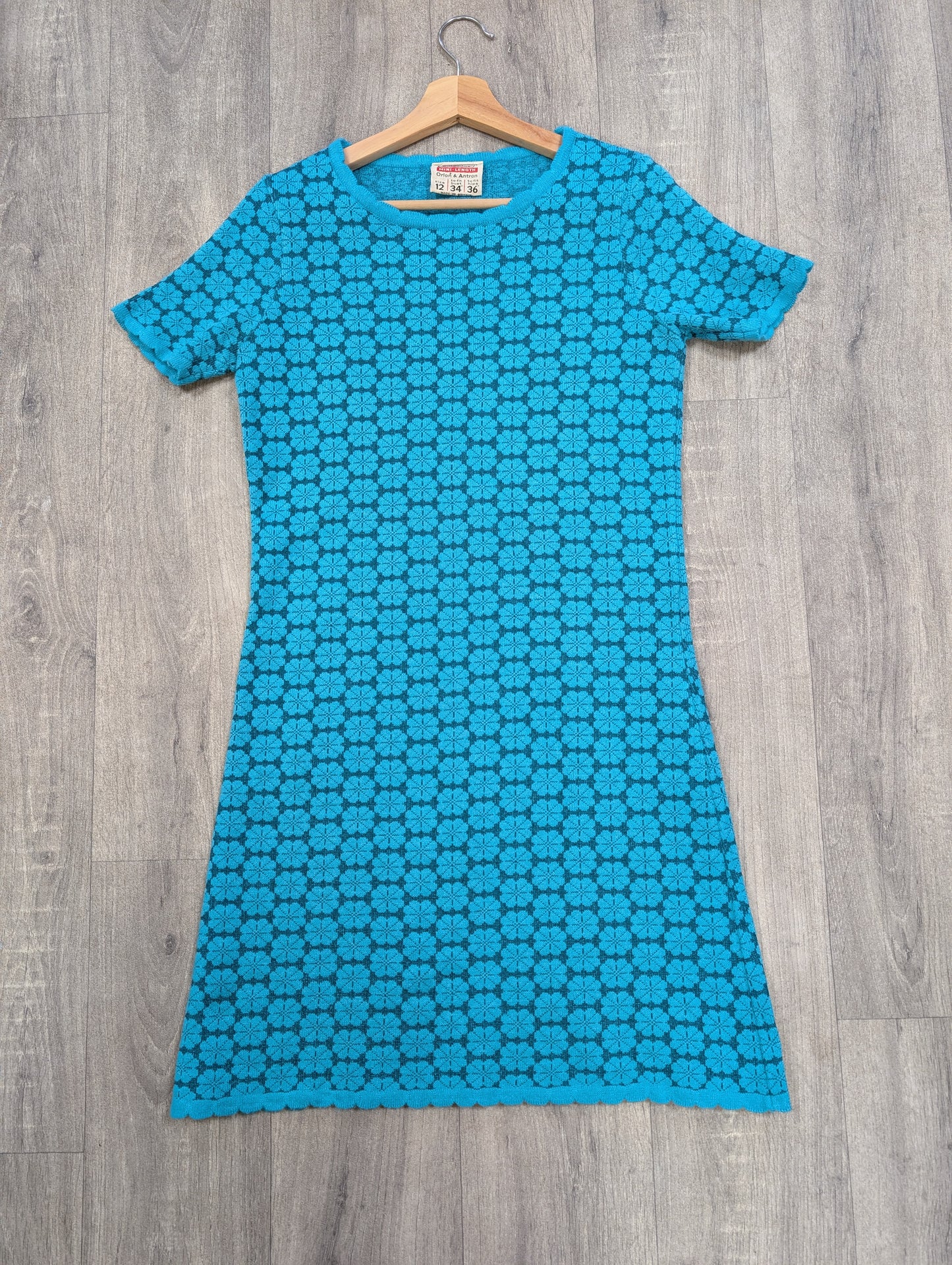 1960s St Michael Orlon & Antron dress - S/8/10