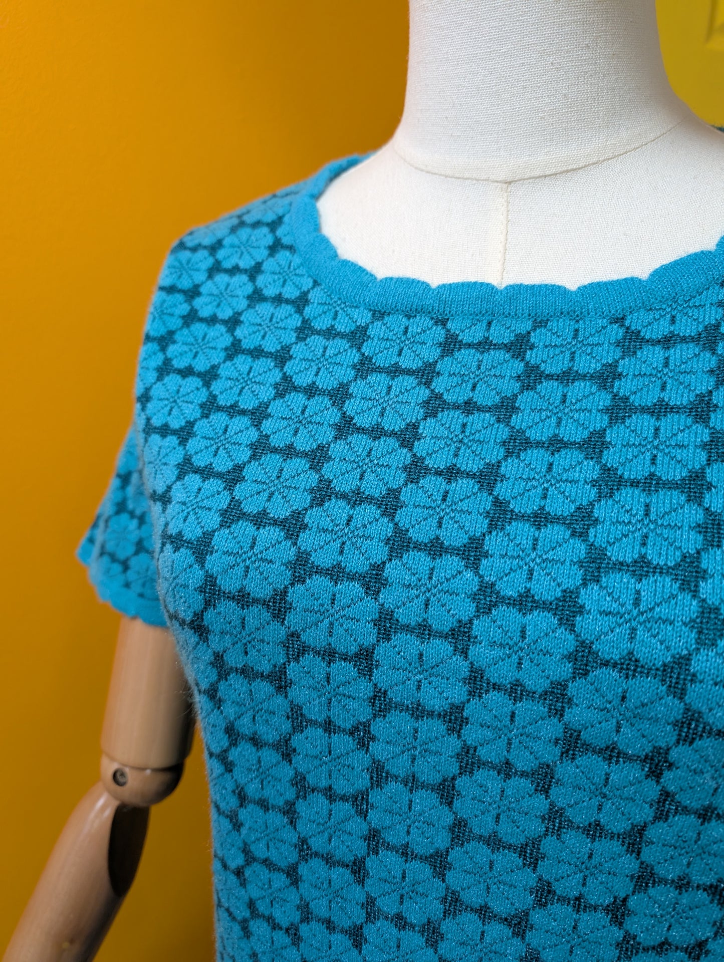 1960s St Michael Orlon & Antron dress - S/8/10