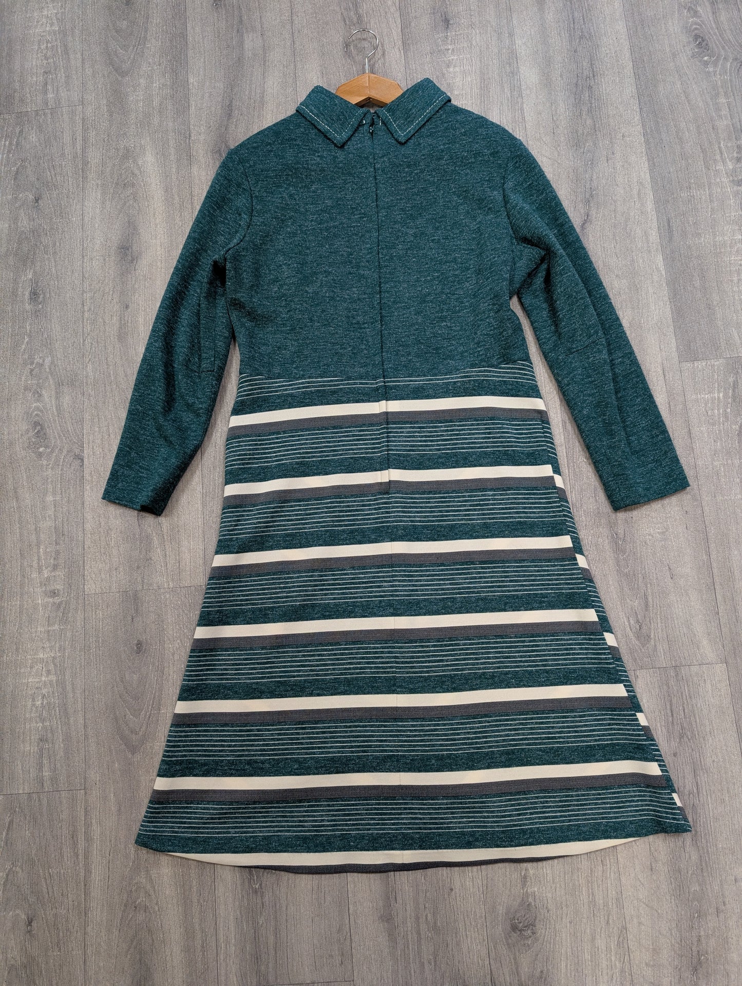 1970s Susan Barry green dress - M/14