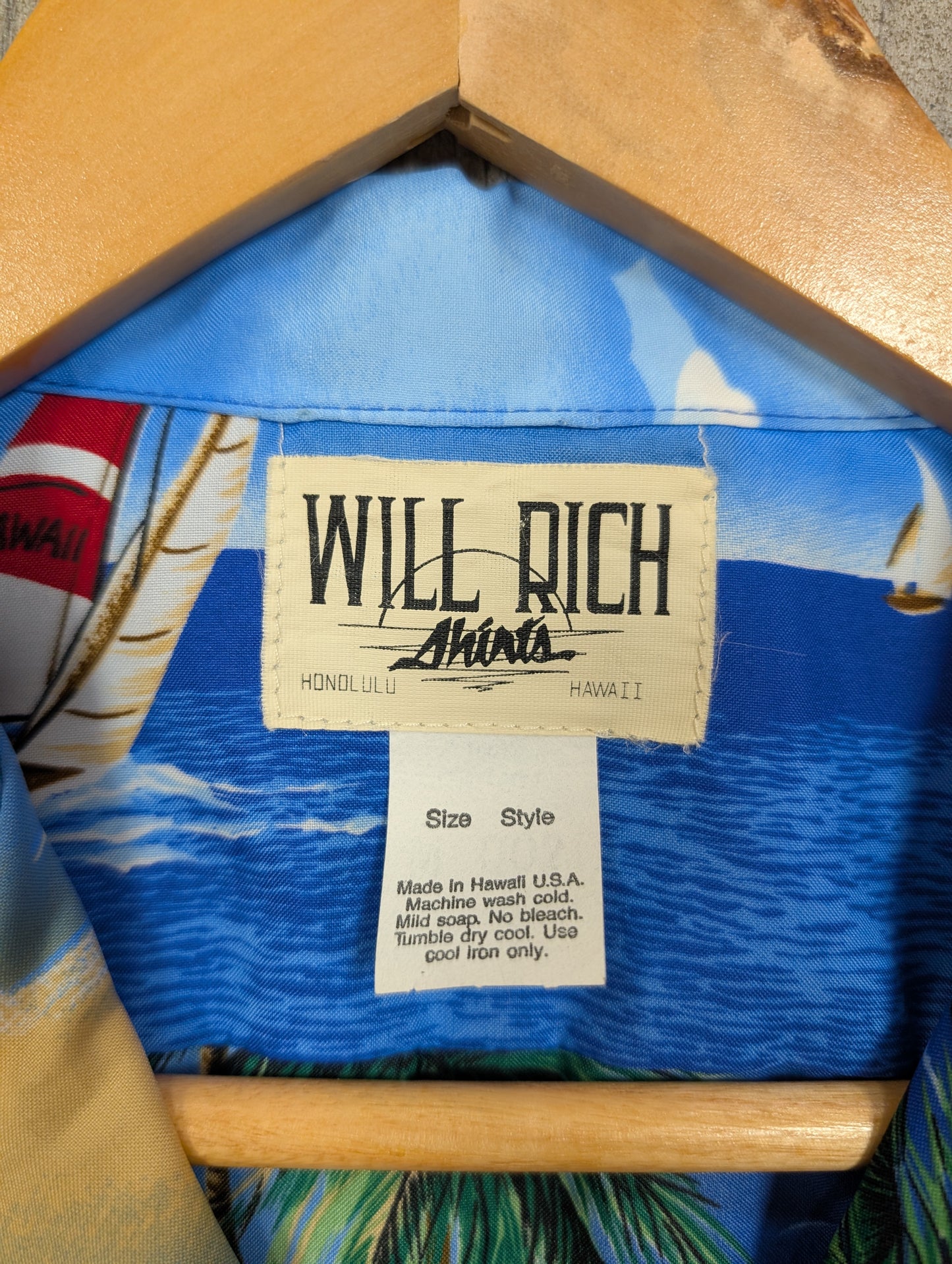 Will Rich novelty print Hawaiian shirt