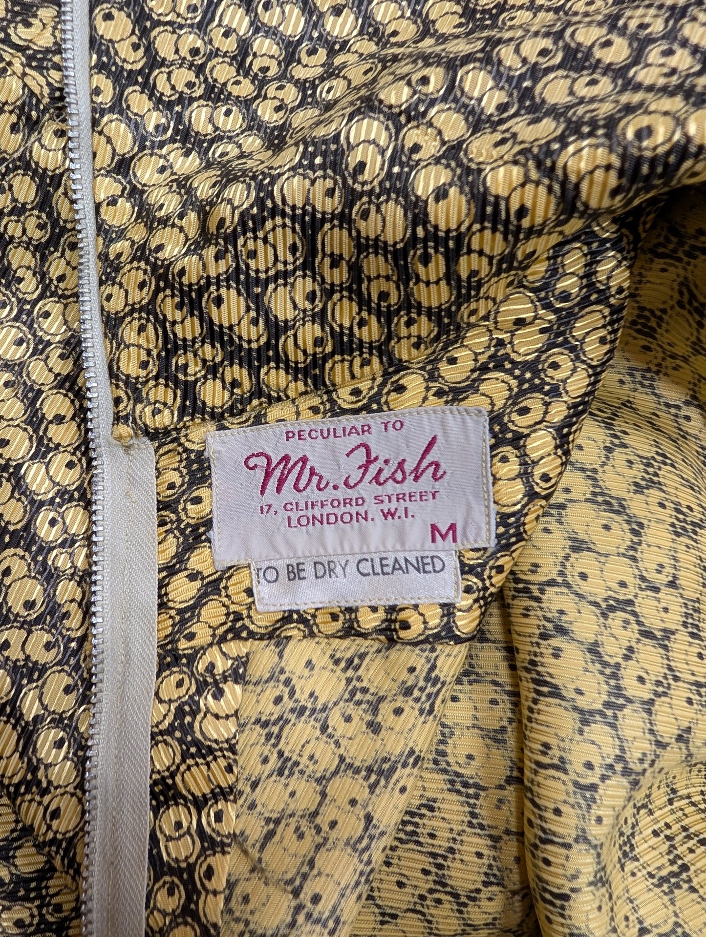 Incredible 1960s Mr Fish roll neck top