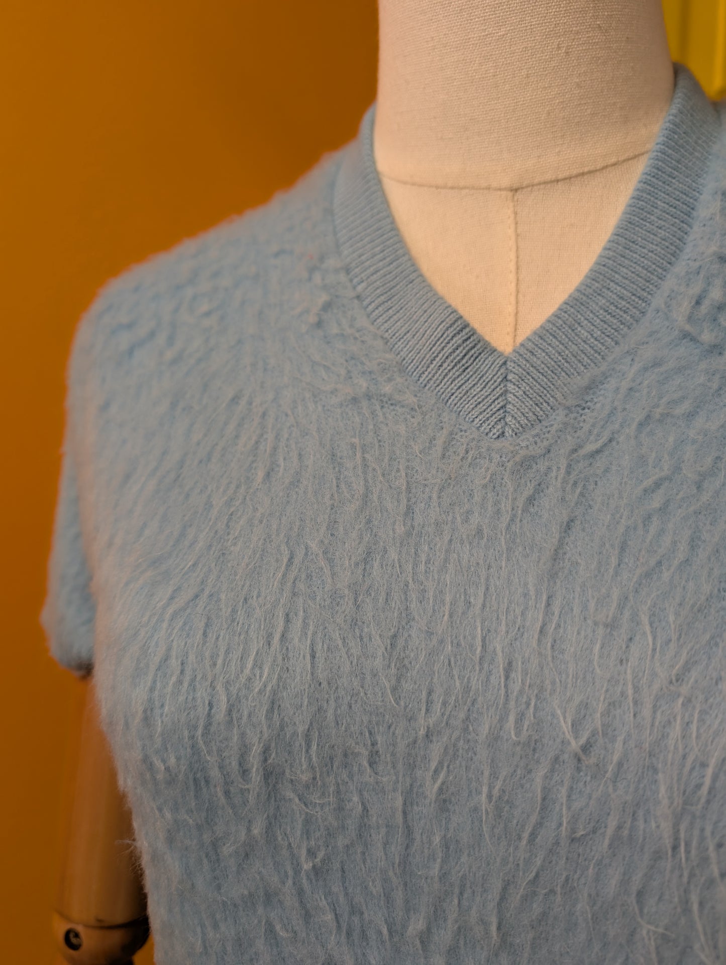 1960s turbo orlon fluffy fuzzy top/jumper - S/M