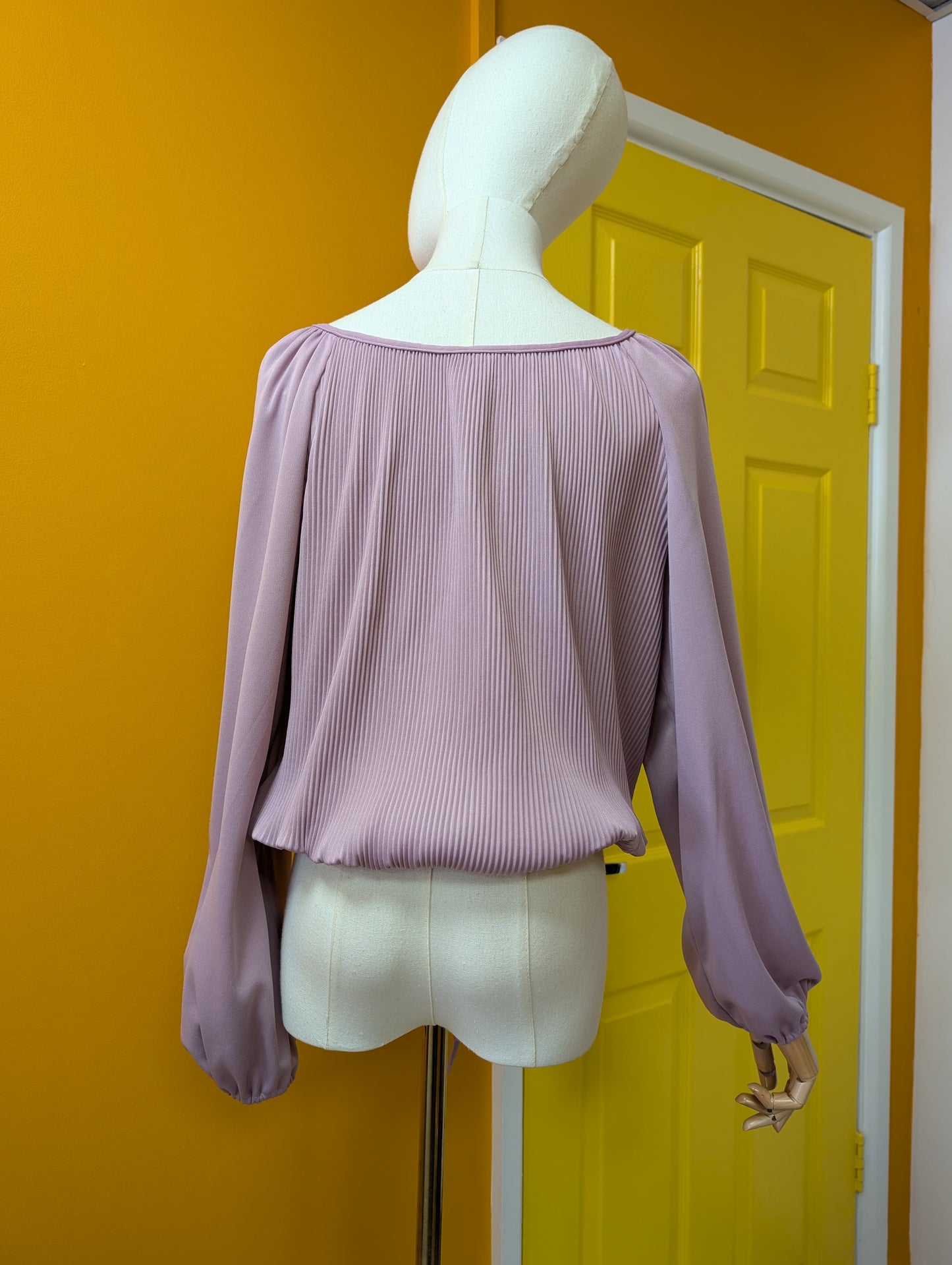 1970s BHS lilac/purple top - M