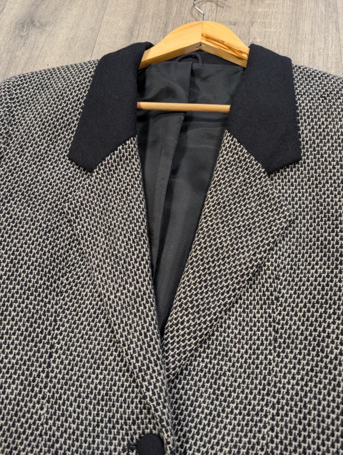 1980s St Michael pure new wool skirt suit - S/10