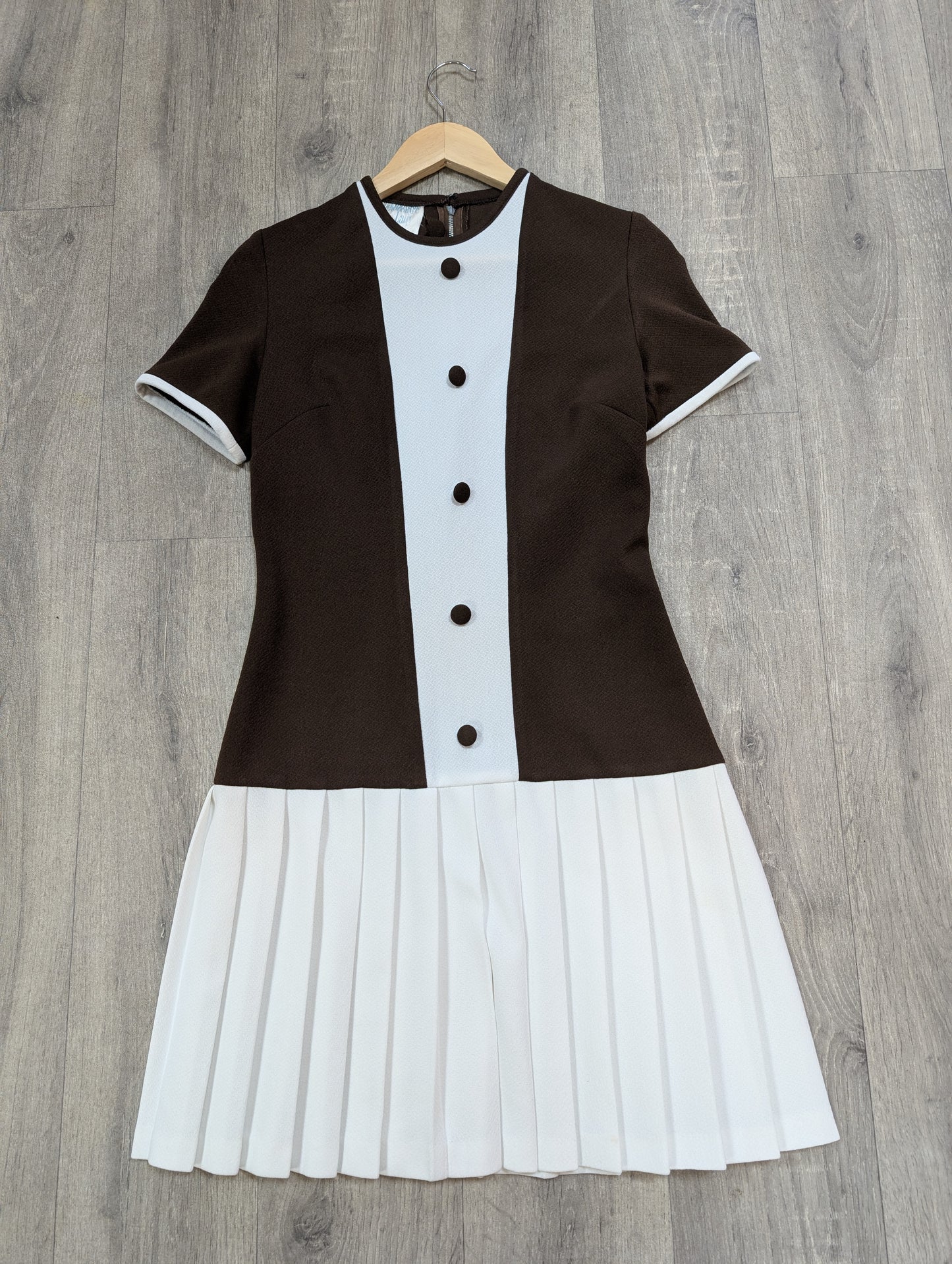 1960s Devonshire Lady crimplene dress - S/8/10