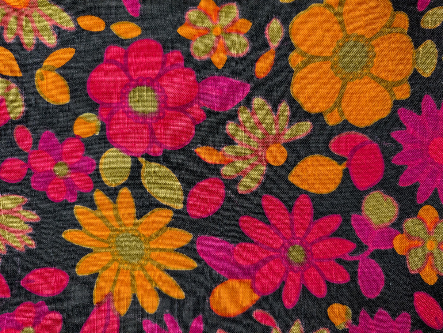 1960s Carnegie floral dress - S/8/10