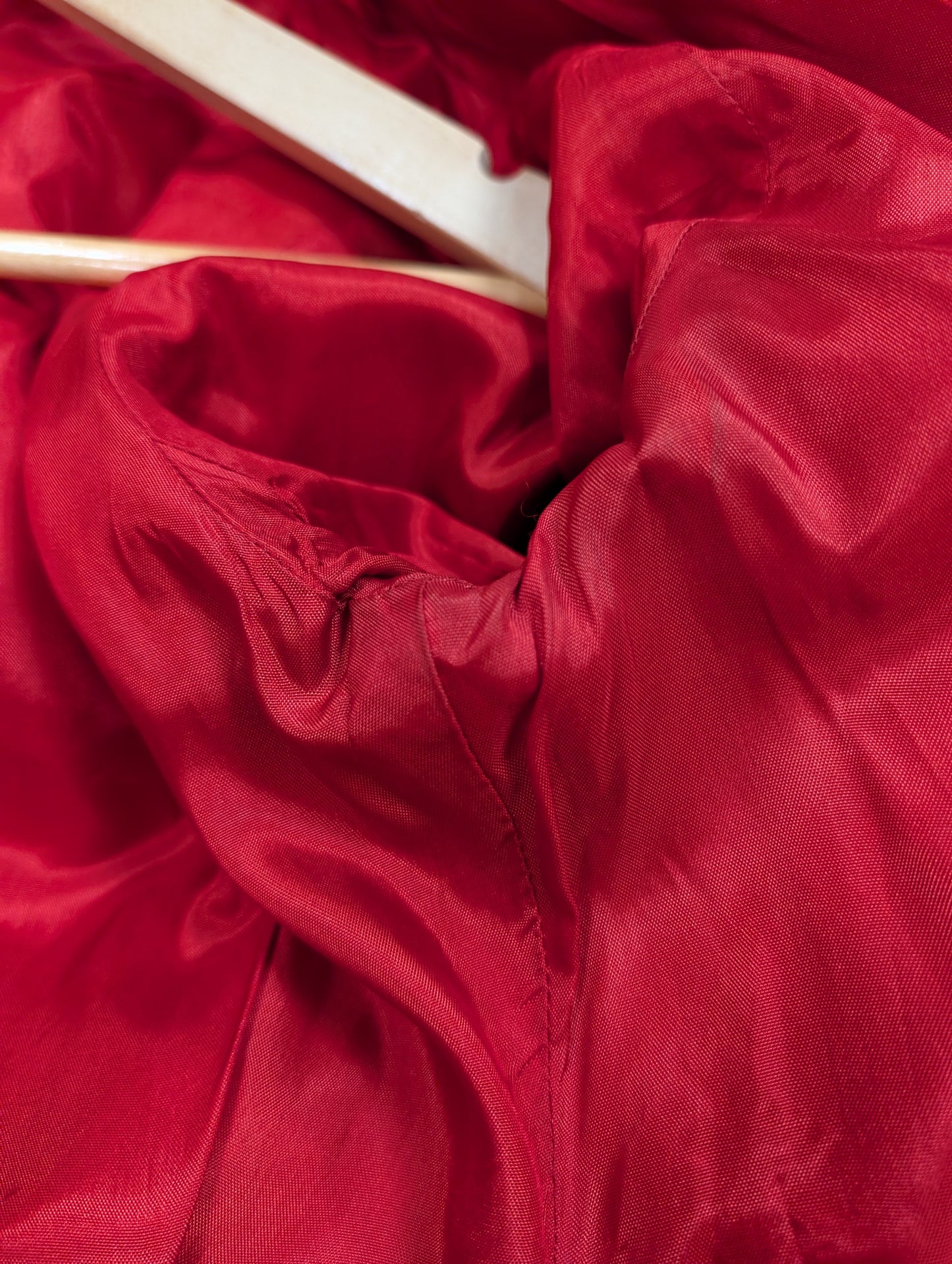 1960s Lee Mason red wool coat - S