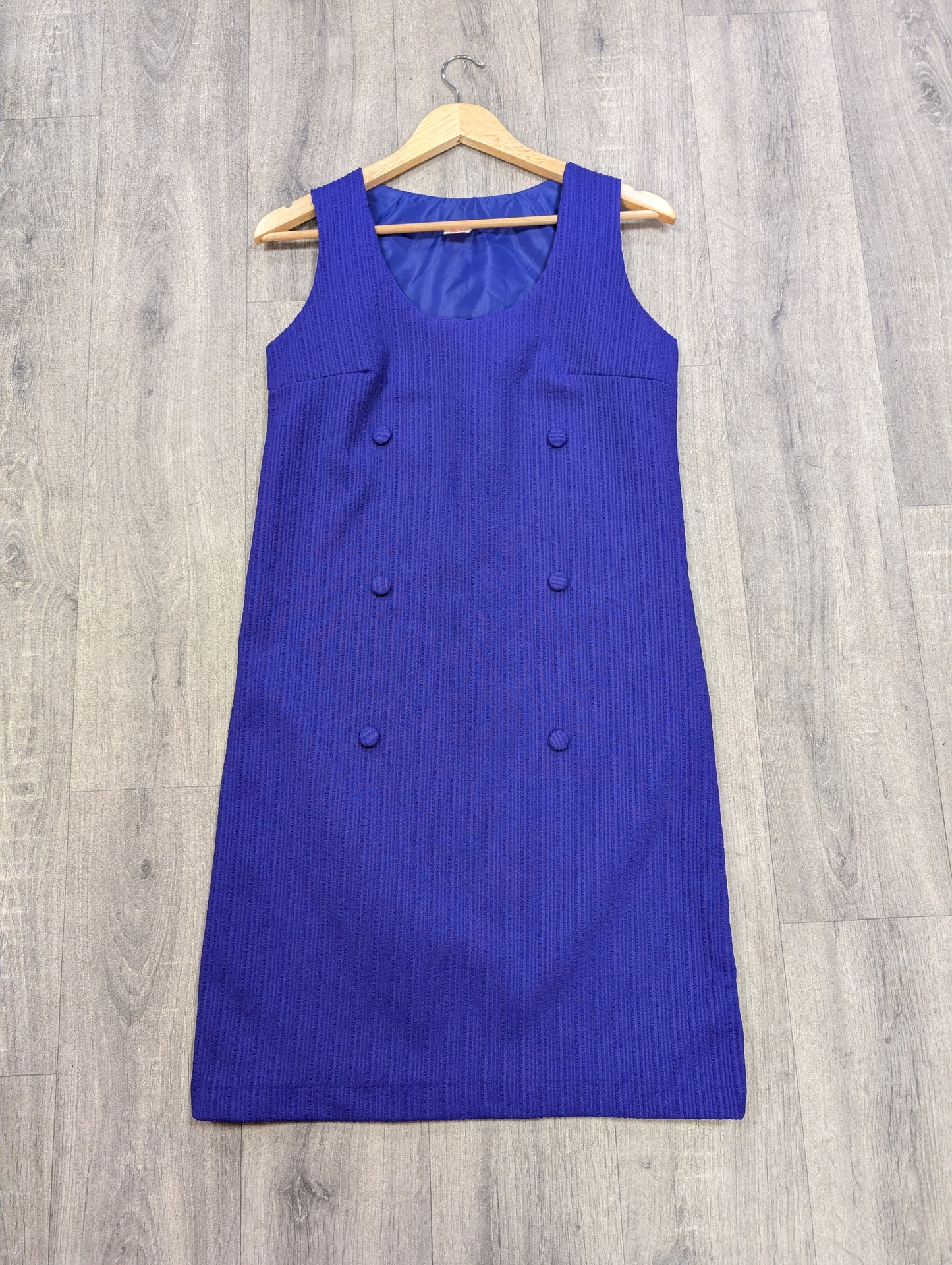 1960s purple dress - S/8/10