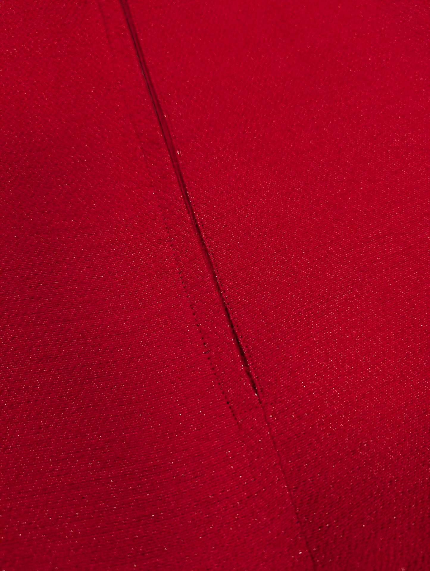 60s/70s Polly Peck red dress with details - S/8