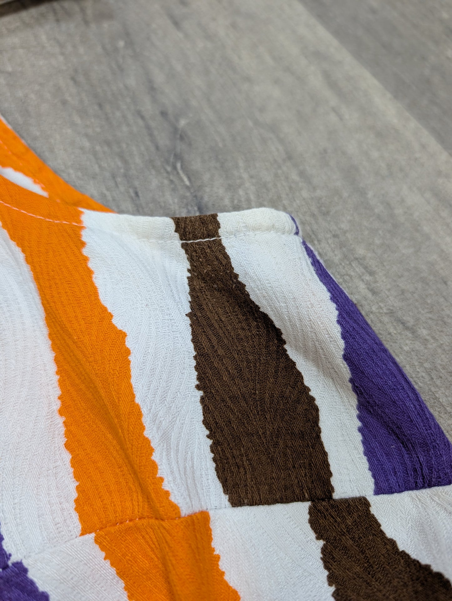 60s/70s Vilona cotton dress - S/10