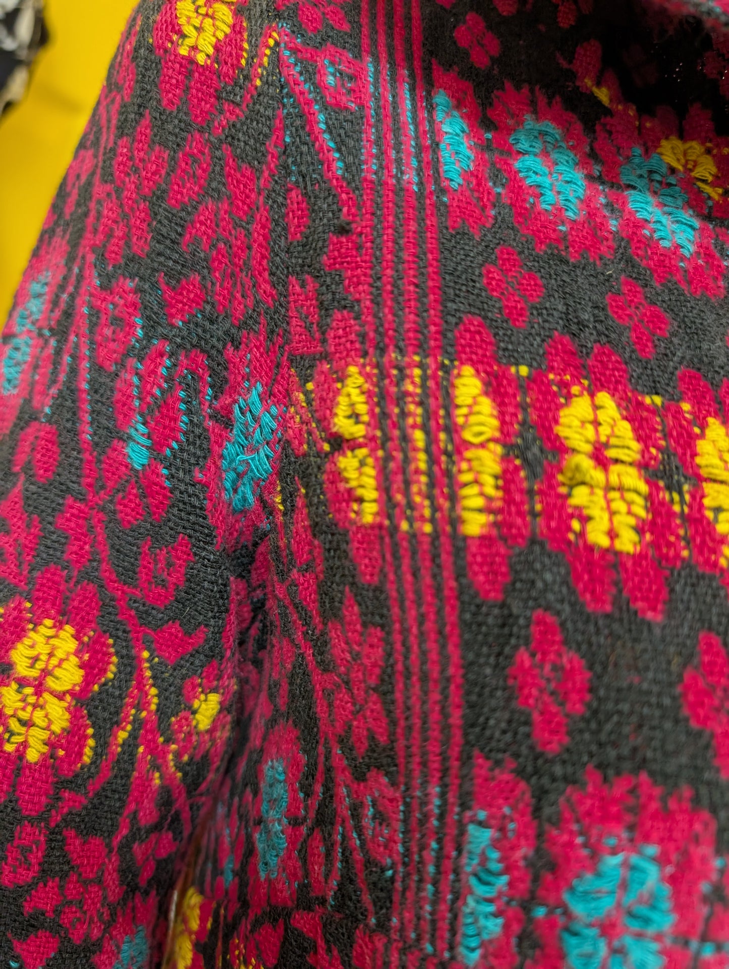1960s Forbidden Fruit cotton tapestry hooded coat - XS/S