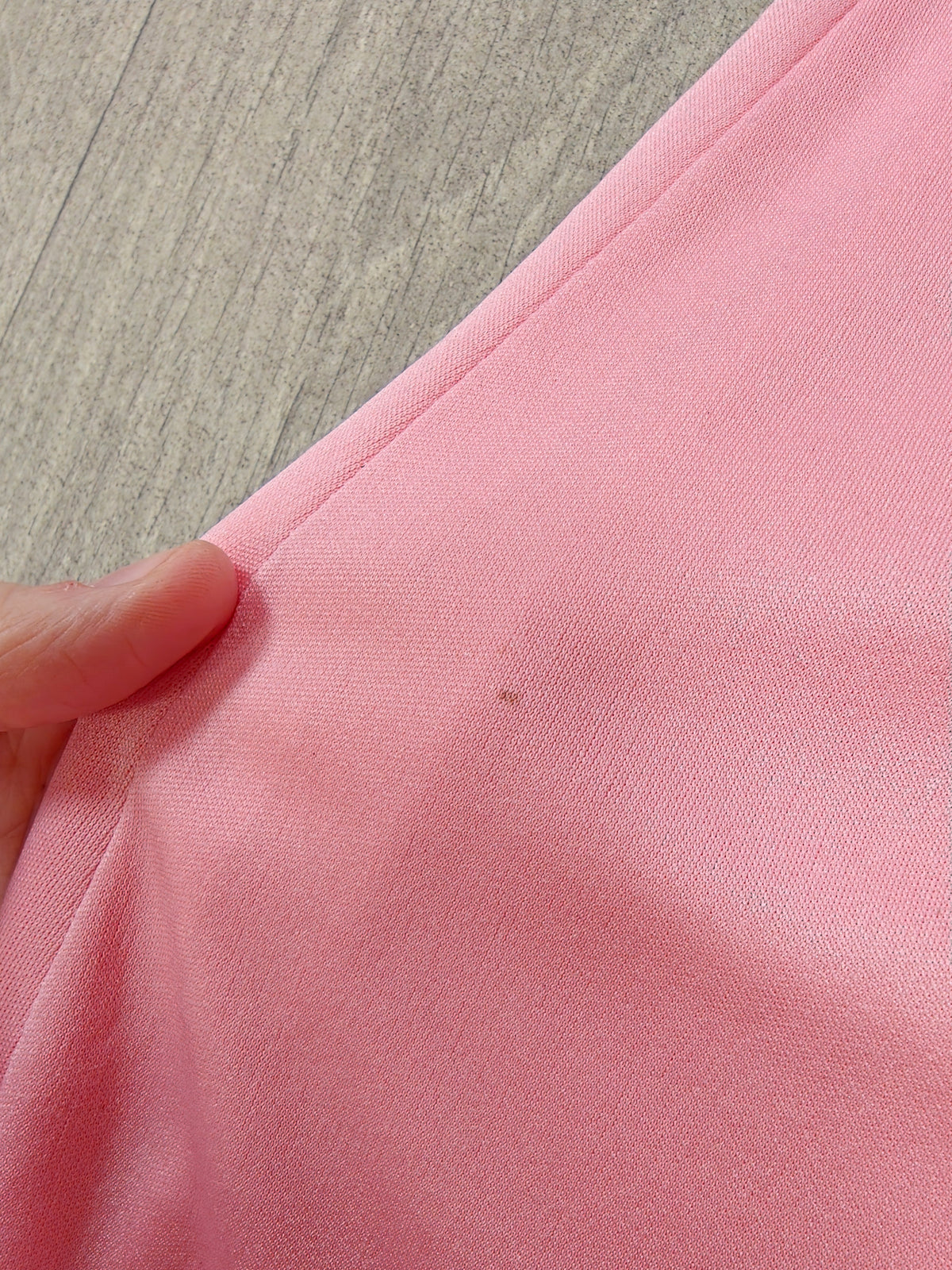 1970s pink maxi dress - XXS/XS