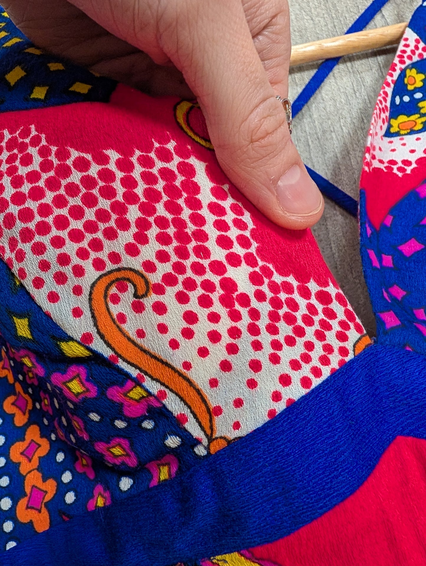 1970s Patti Jr Hawaii butterfly print dress - S/10