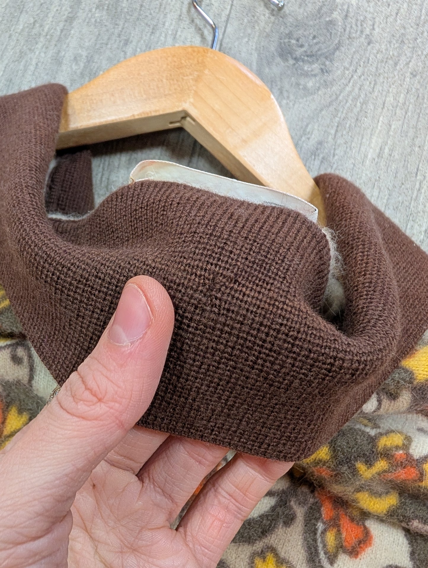 1970s Jeffrey Ohrenstein lambswool and angora cardigan - S/M