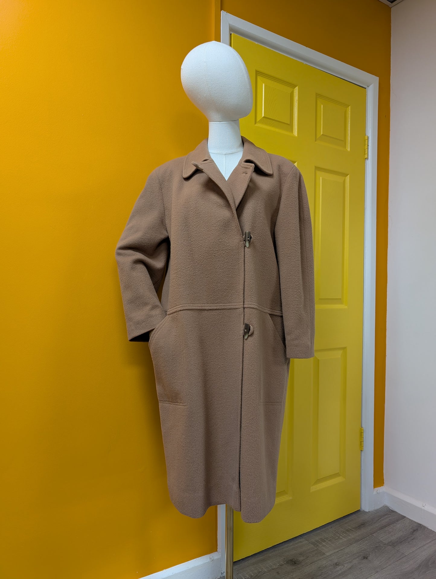 80s/90s Eastex wool blend coat - M/L