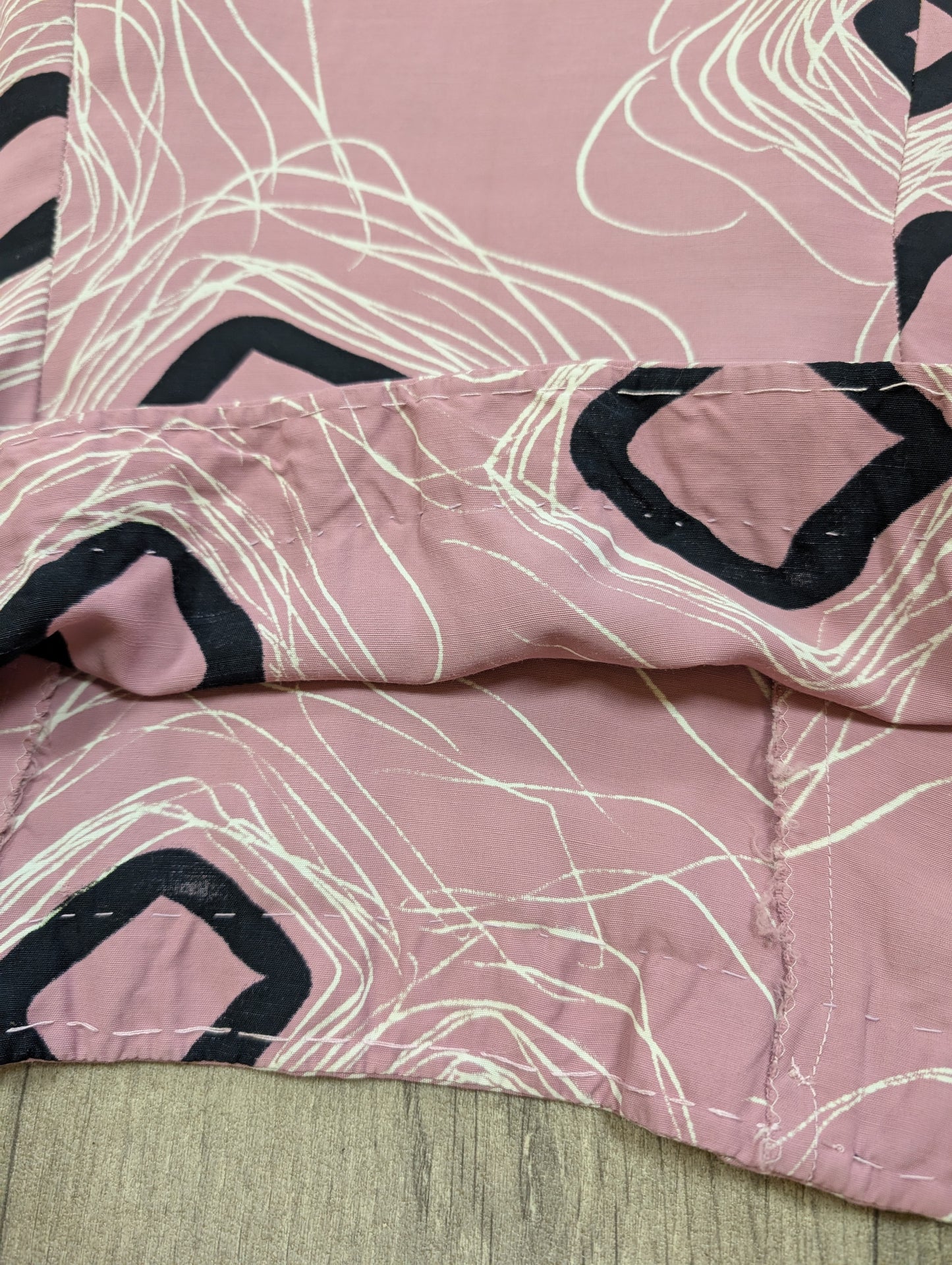 Gorgeous 1950s abstract print top - M