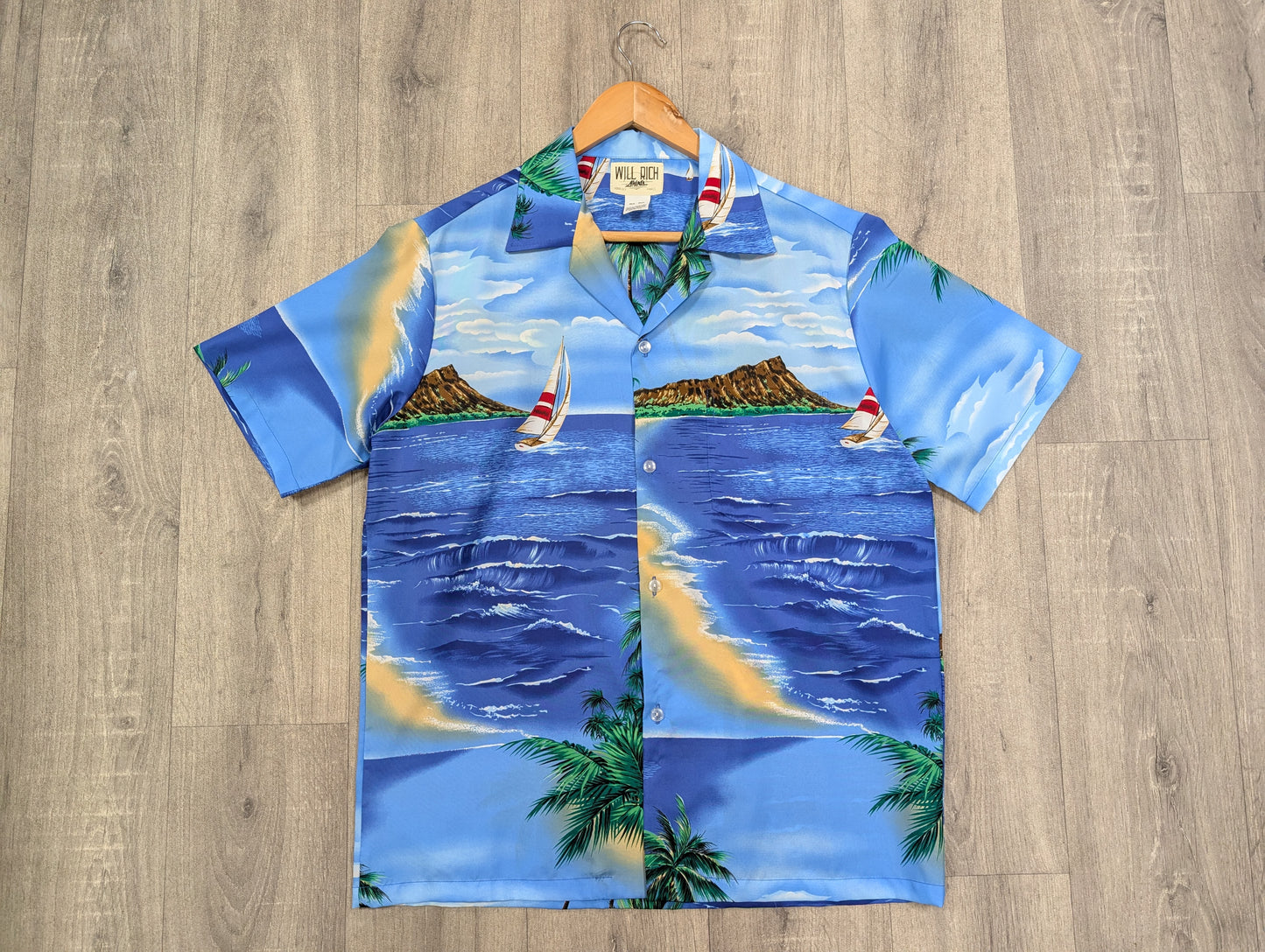 Will Rich novelty print Hawaiian shirt