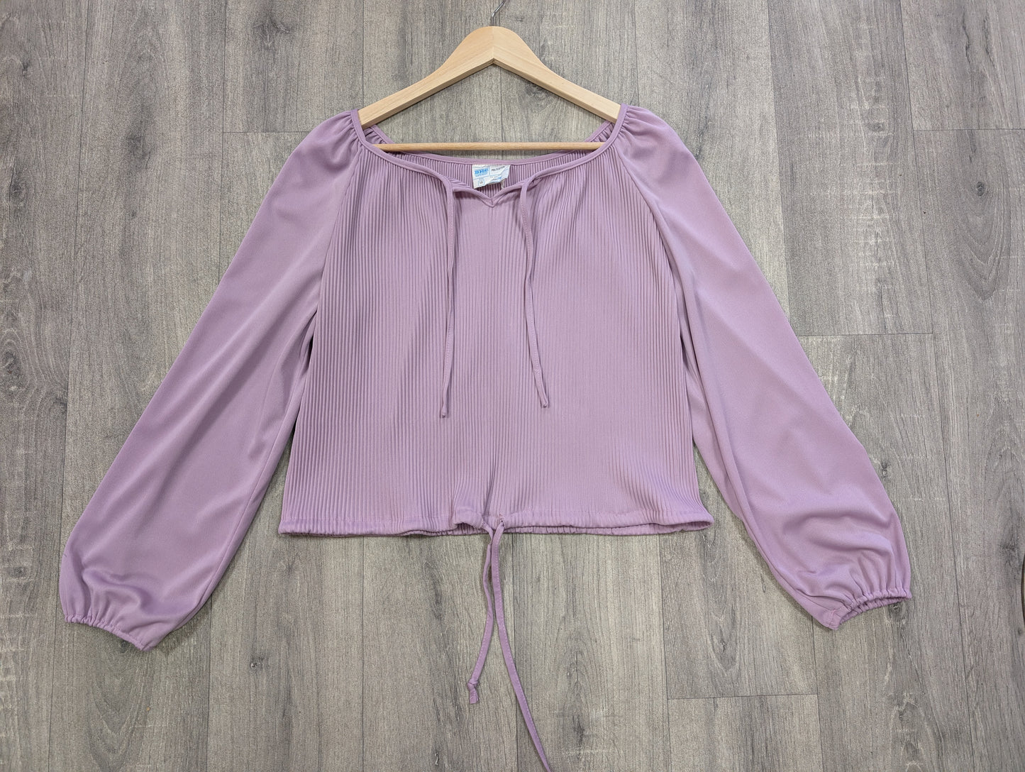 1970s BHS lilac/purple top - M