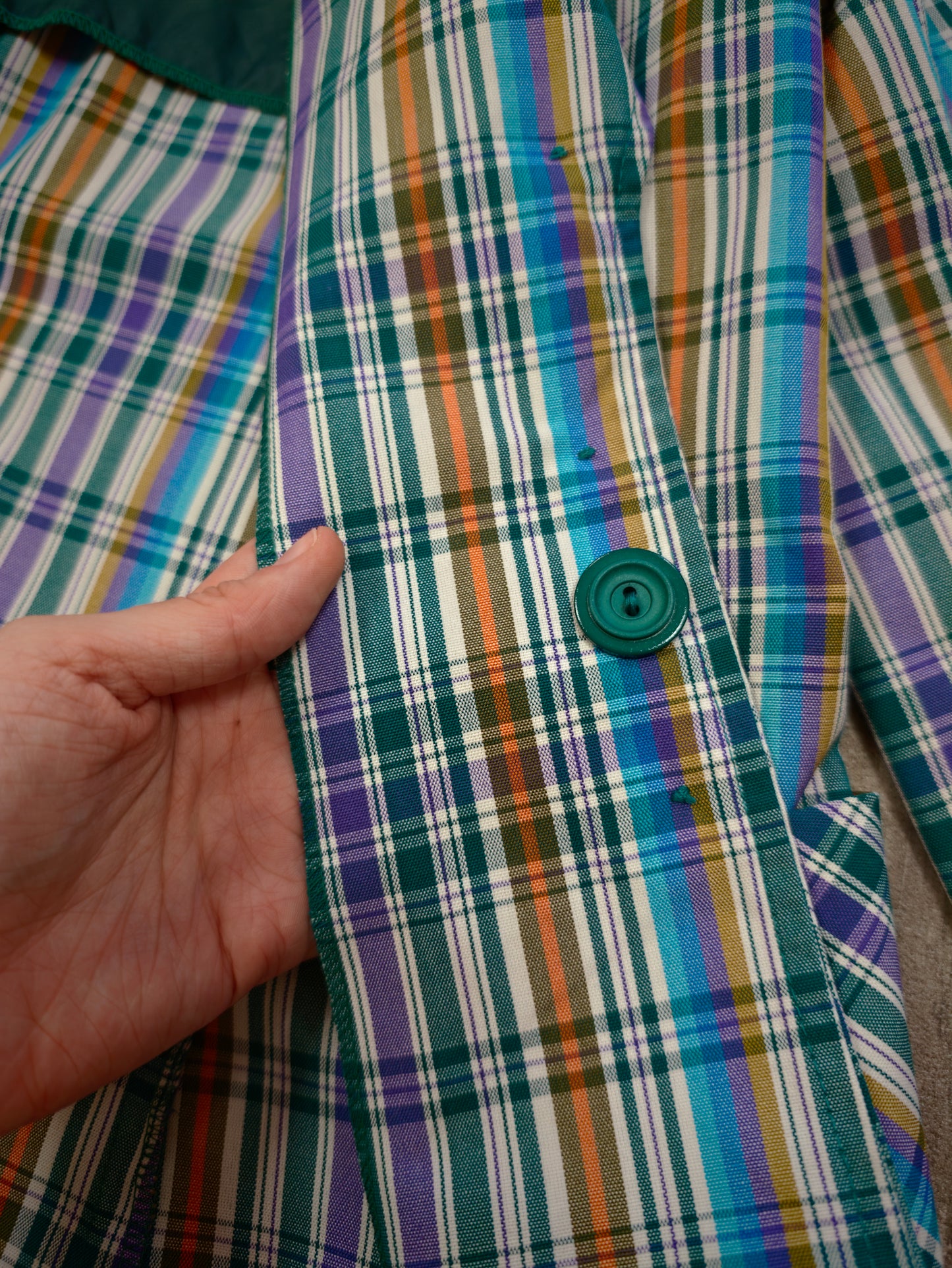 1970s St Michael check jacket - S/M