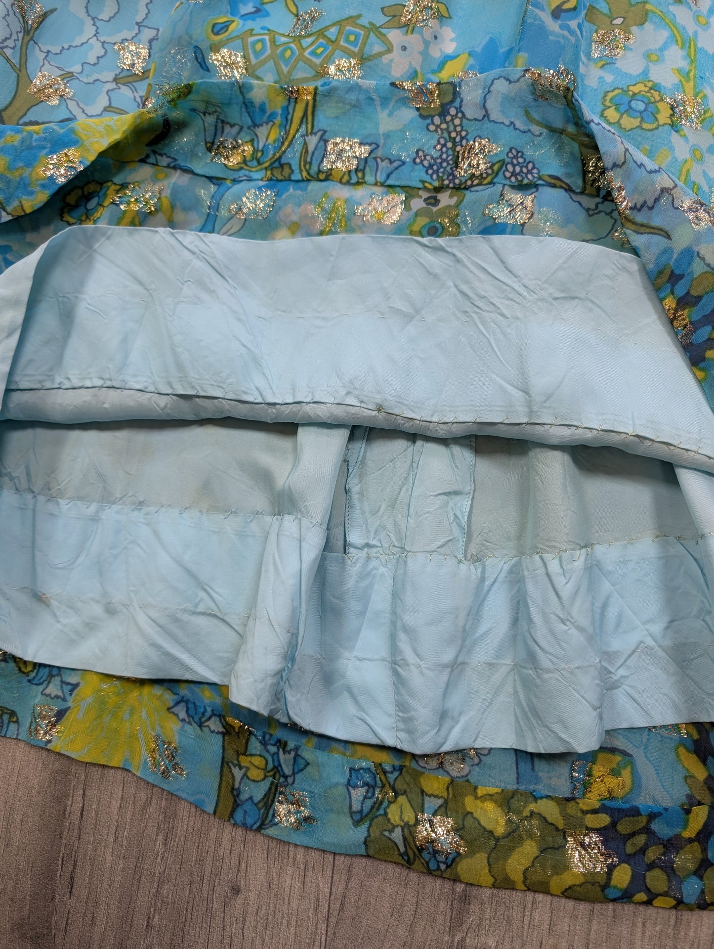 Gorgeous 1960s Marty Modell for Harrods tree print maxi dress - XS/S