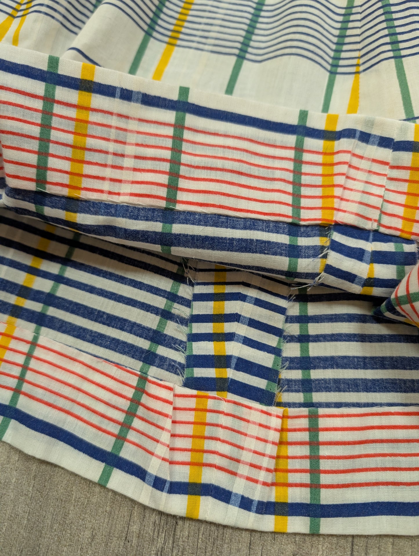 1960s check dress - XS/S/6/8