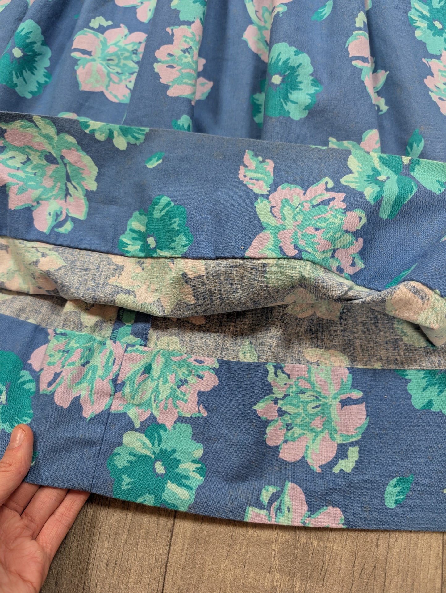 1980s Laura Ashley floral cotton dress - S/8