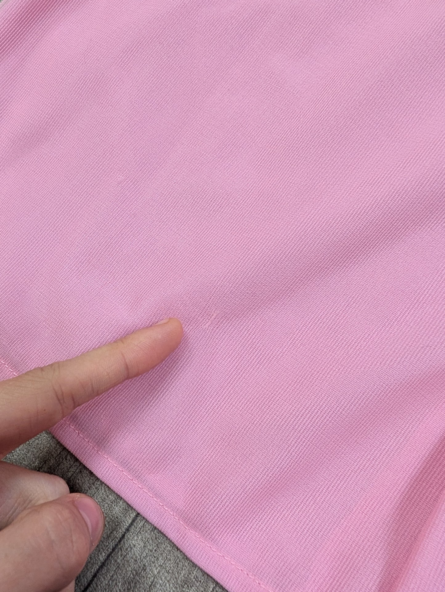 1960s pink nylon blouse - M