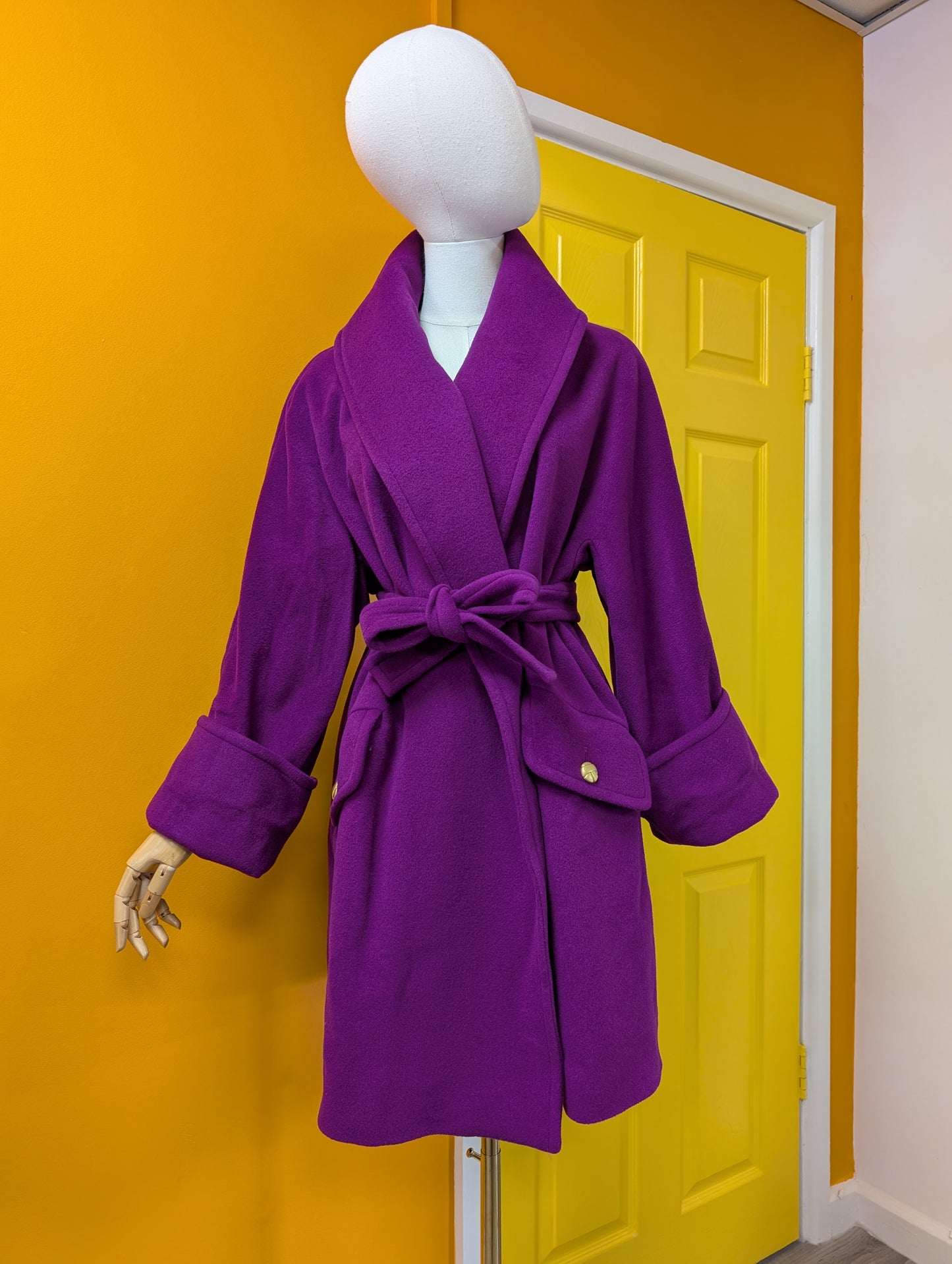 Glorious 1980s Windsmoor wrap coat
