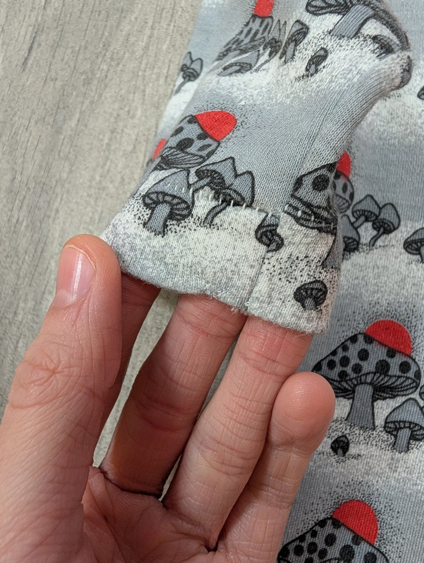 1970s John Craig novelty mushroom print top - XS/S