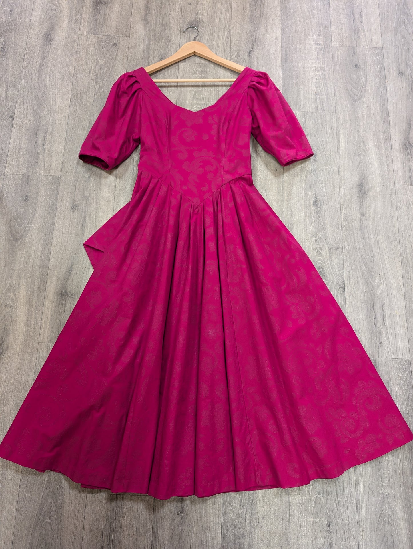 1980s Laura Ashley pink dress - S/8