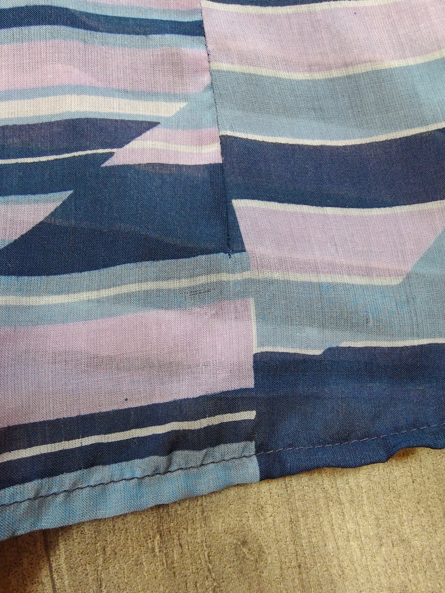 1970s Mark Roberts balloon sleeve shirt - S/M