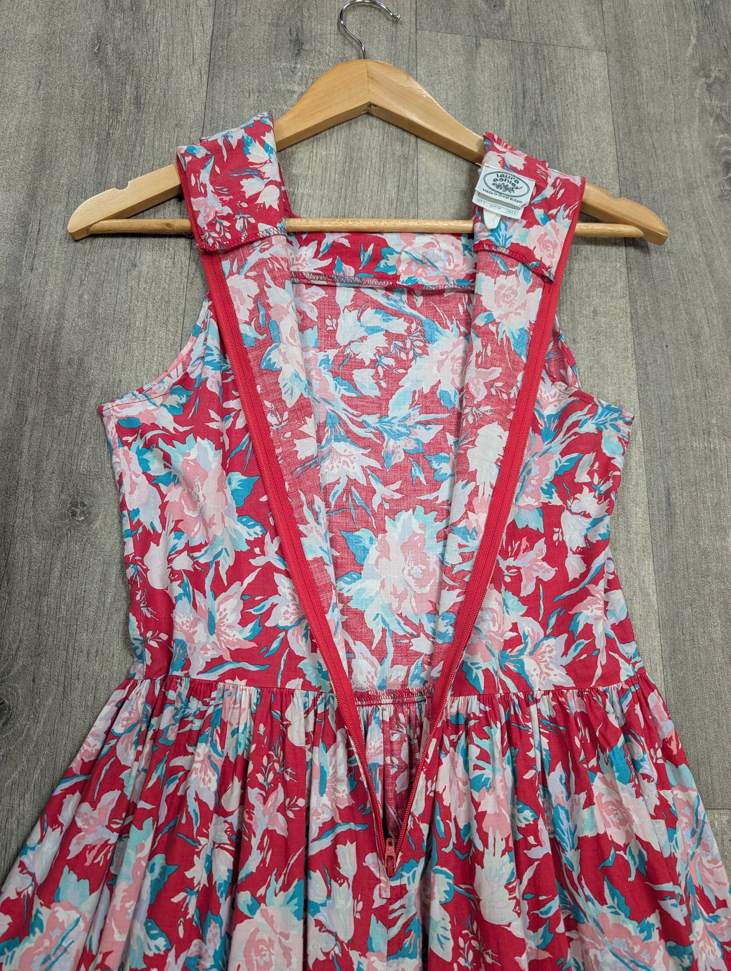 1980s Laura Ashley floral cotton dress - XS/6