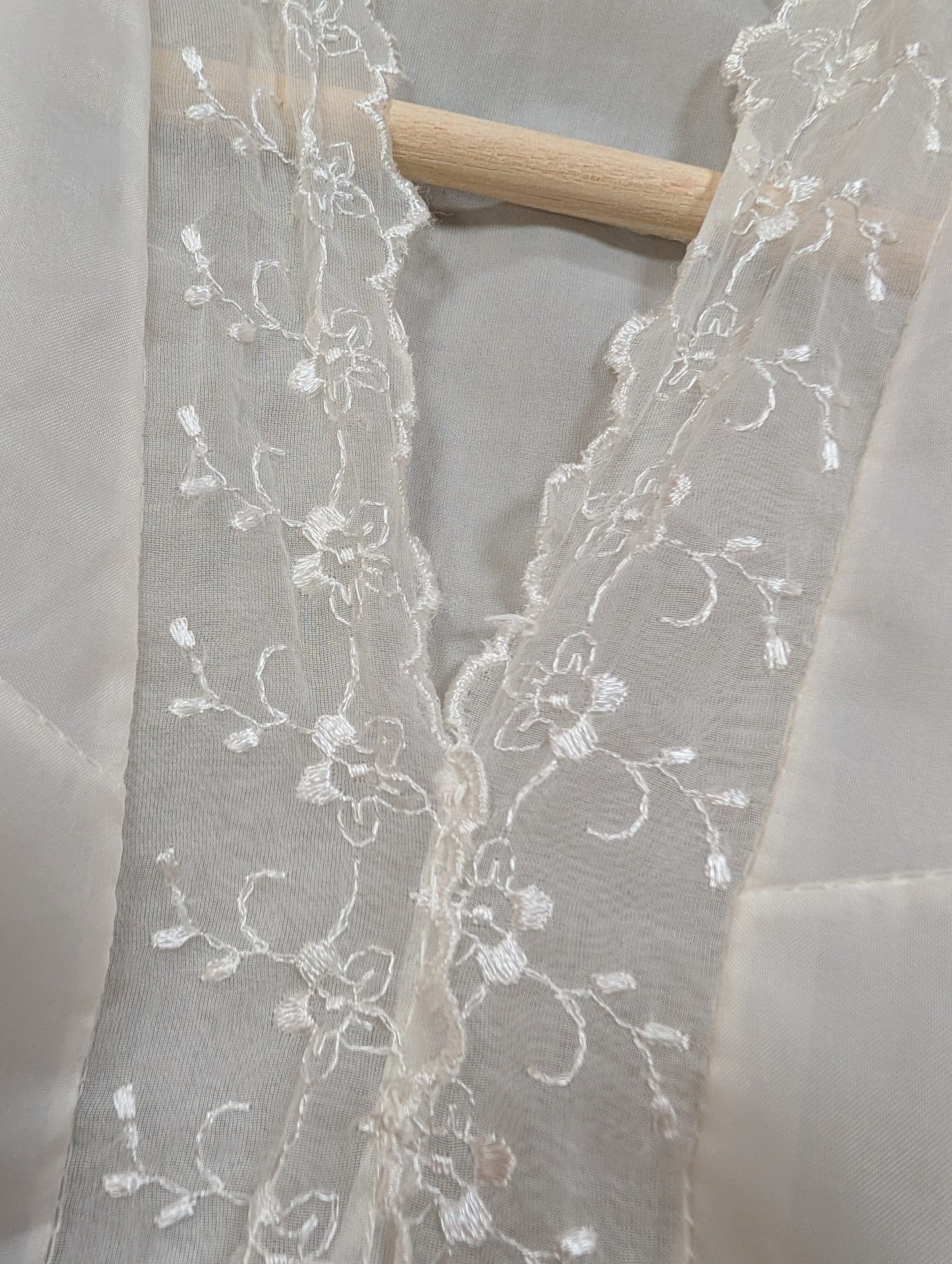 White sheer blouse - XS/S