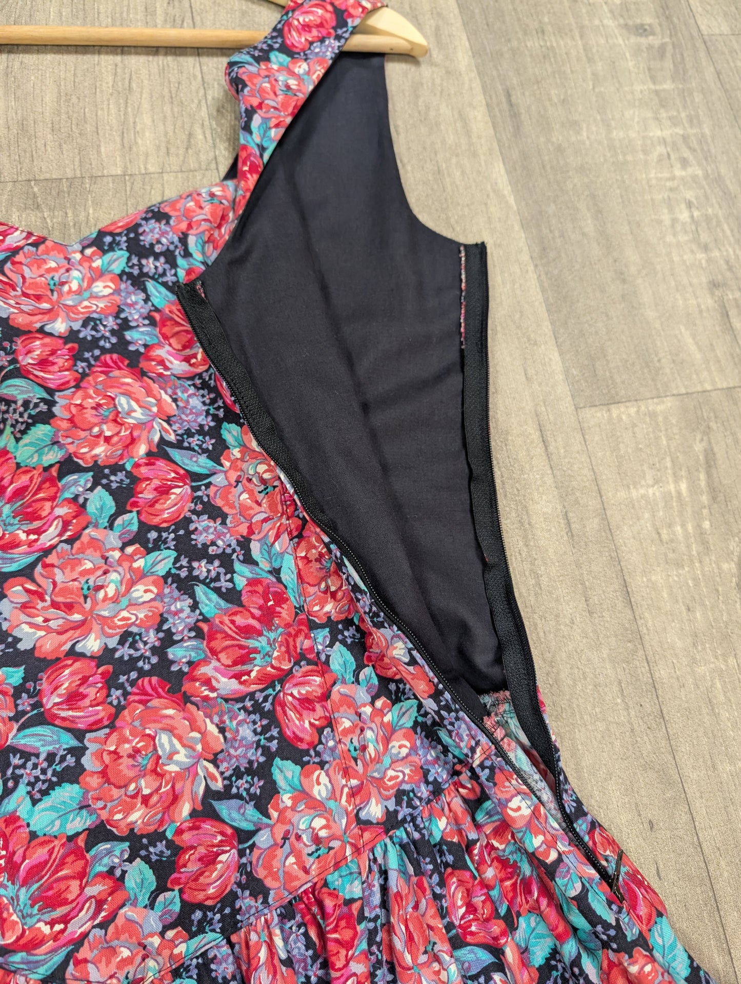 1980s Laura Ashley bow back dress and jacket - S/10