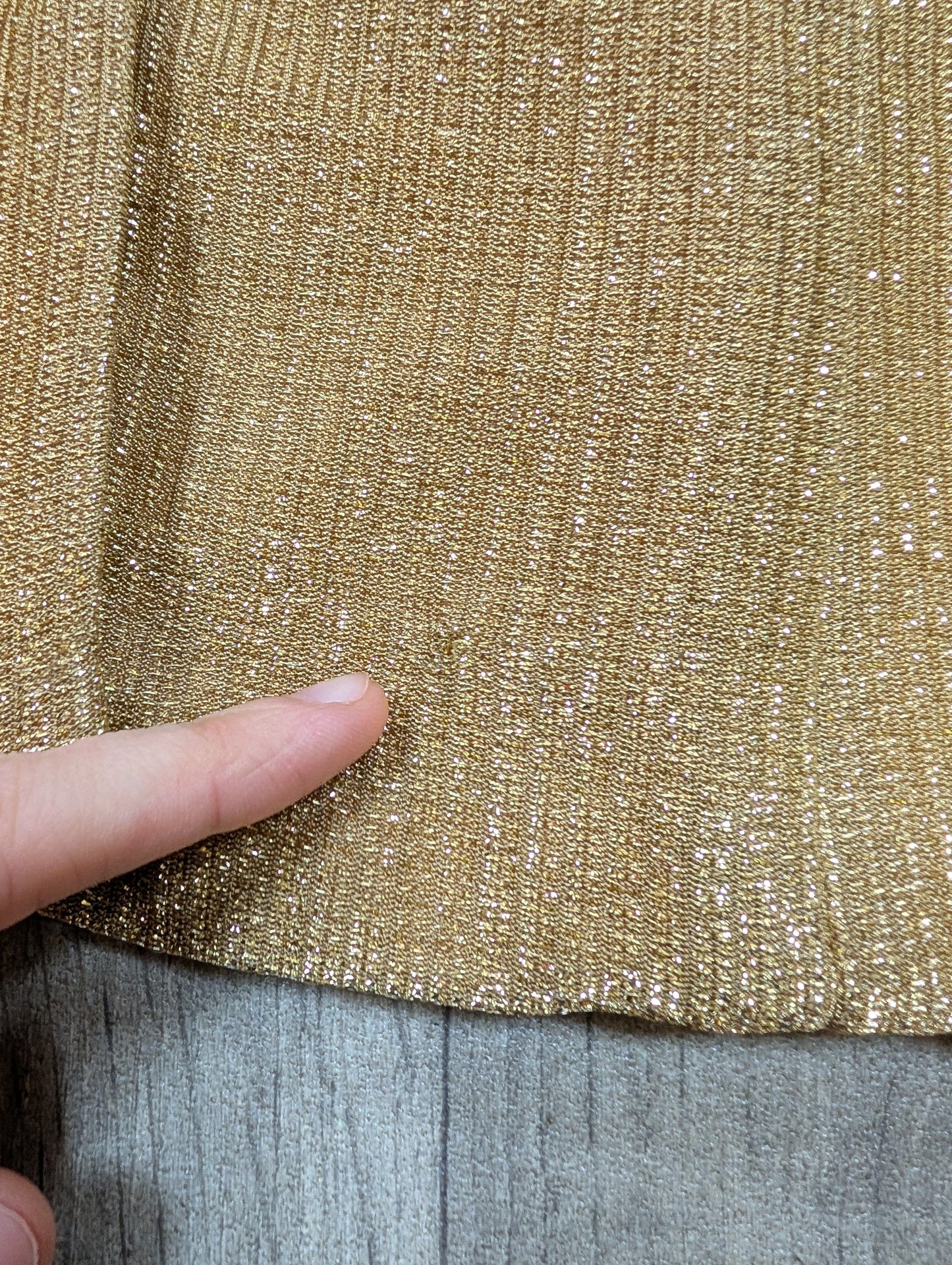 1960s Elida gold lurex top - S/10